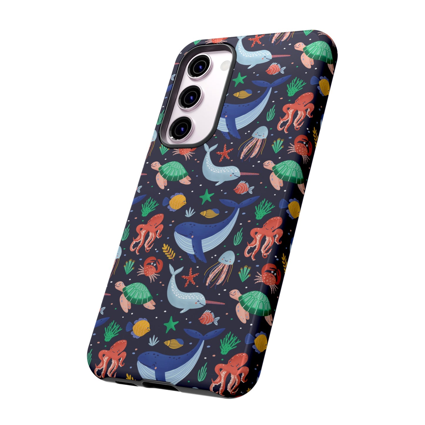 Sea Creatures Wallpaper Phone Case | iPhone 15 Plus/ Pro, 14, 13, 12| Google Pixel 7, Pro, 5| Samsung Galaxy S23 All Major Phone Models