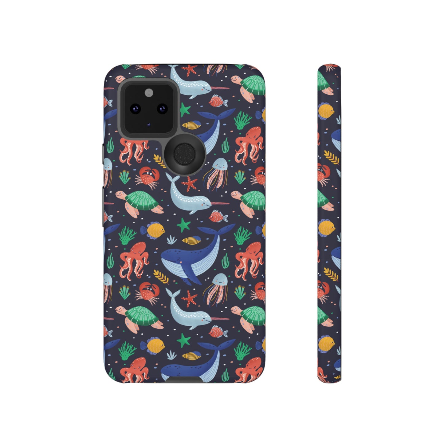 Sea Creatures Wallpaper Phone Case | iPhone 15 Plus/ Pro, 14, 13, 12| Google Pixel 7, Pro, 5| Samsung Galaxy S23 All Major Phone Models