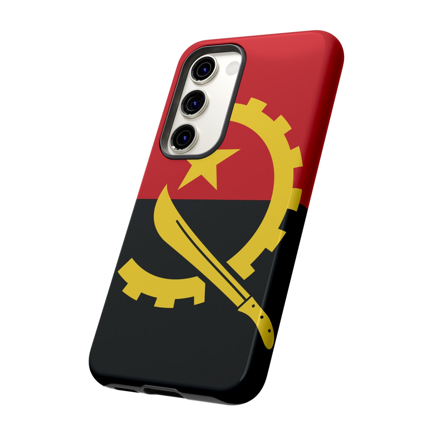 Angola Flag Phone Case | iPhone 15 Plus/ Pro, 14, 13, 12| Google Pixel 7, Pro, 5| Samsung Galaxy S23 All Major Phone Models