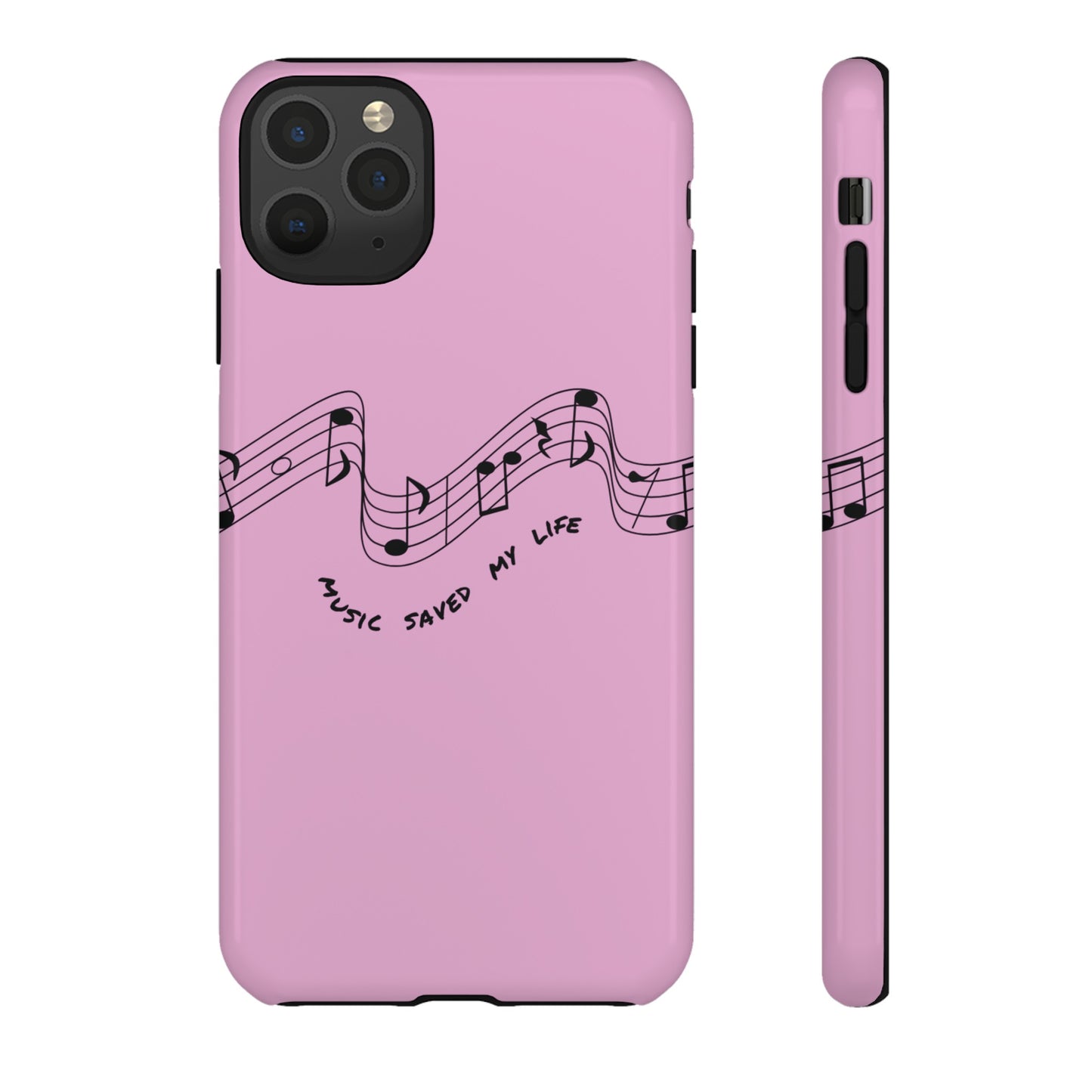 Music Saved My Life Wallpaper Phone Case | iPhone 15 Plus/ Pro, 14, 13, 12| Google Pixel 7, Pro, 5| Samsung Galaxy S23 All Major Phone Models