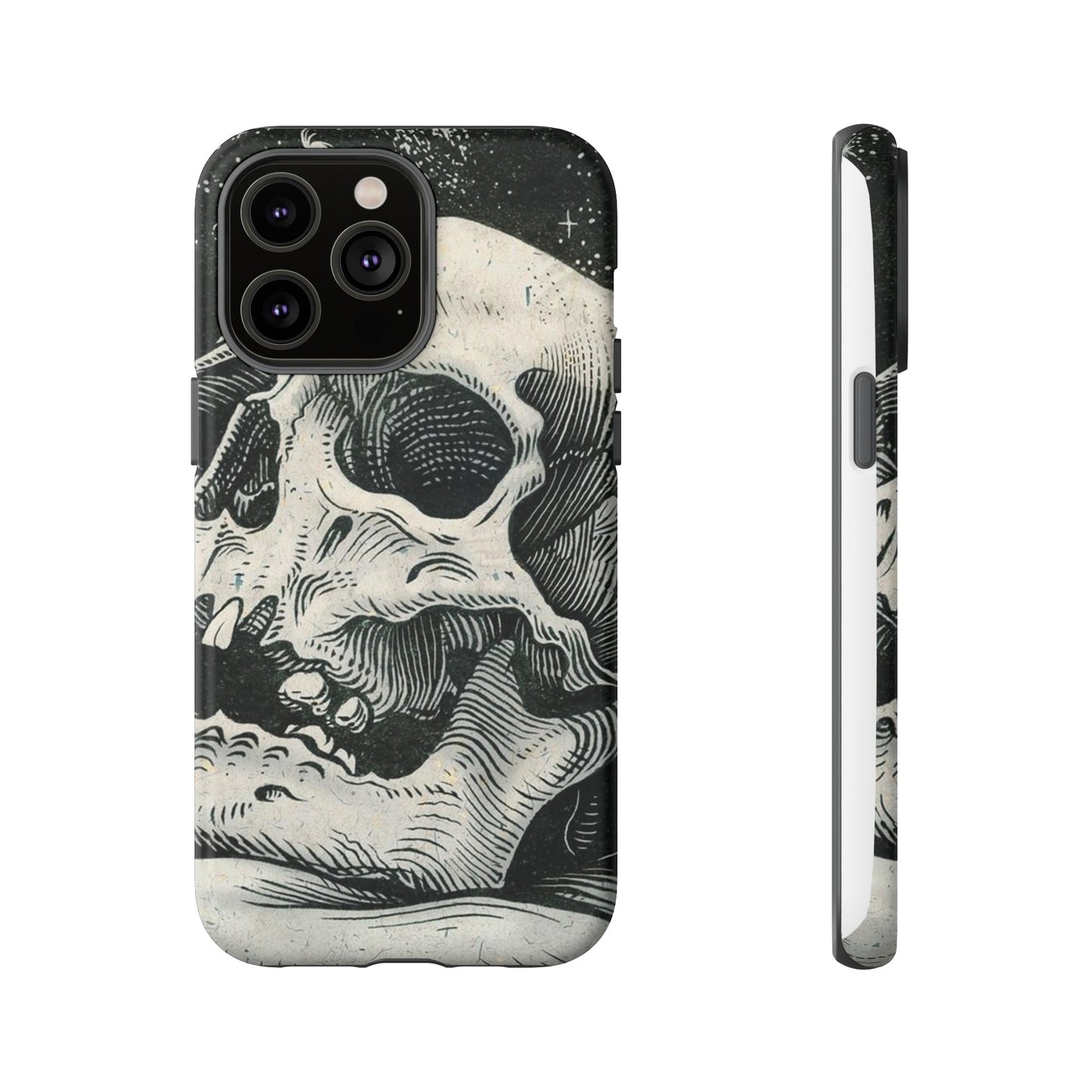 Skull Wallpaper Phone Case | iPhone 15 Plus/ Pro, 14, 13, 12| Google Pixel 7, Pro, 5| Samsung Galaxy S23 All Major Phone Models