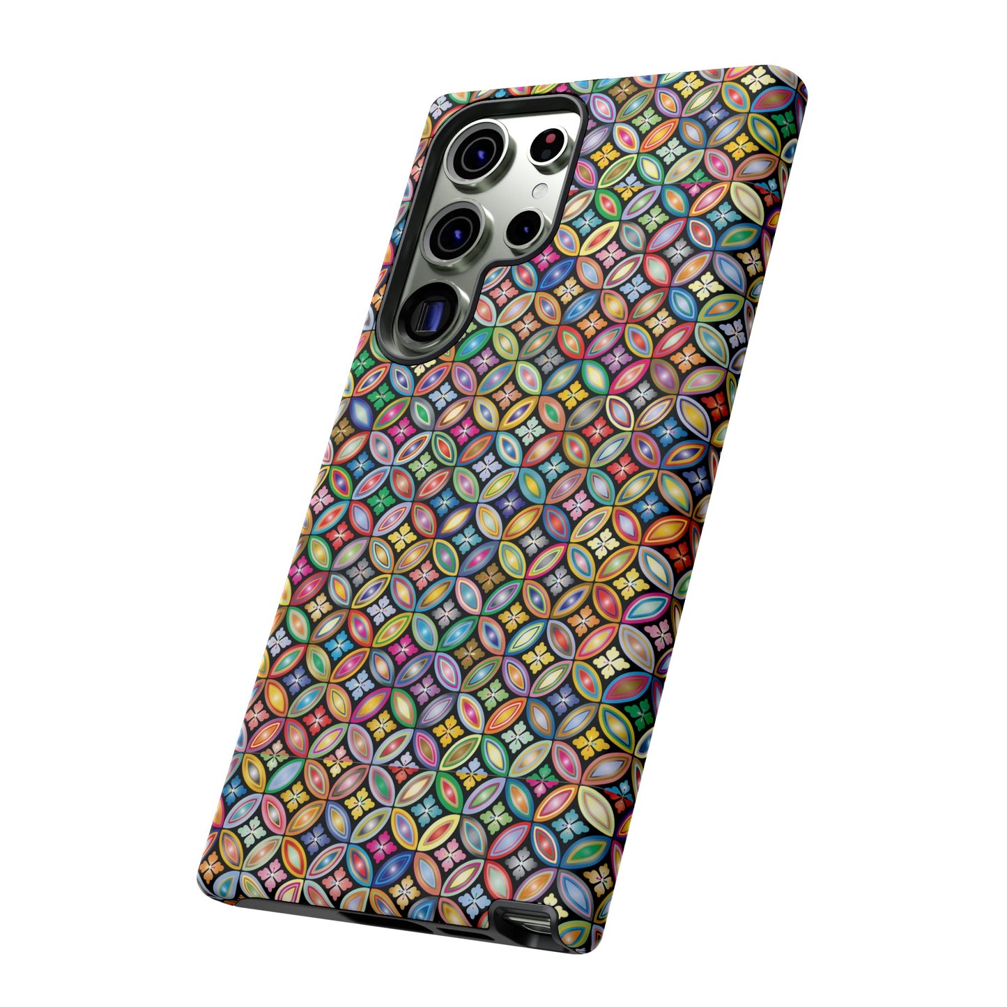 Geometric Pattern Wallpaper Phone Case | iPhone 15 Plus/ Pro, 14, 13, 12| Google Pixel 7, Pro, 5| Samsung Galaxy S23 All Major Phone Models