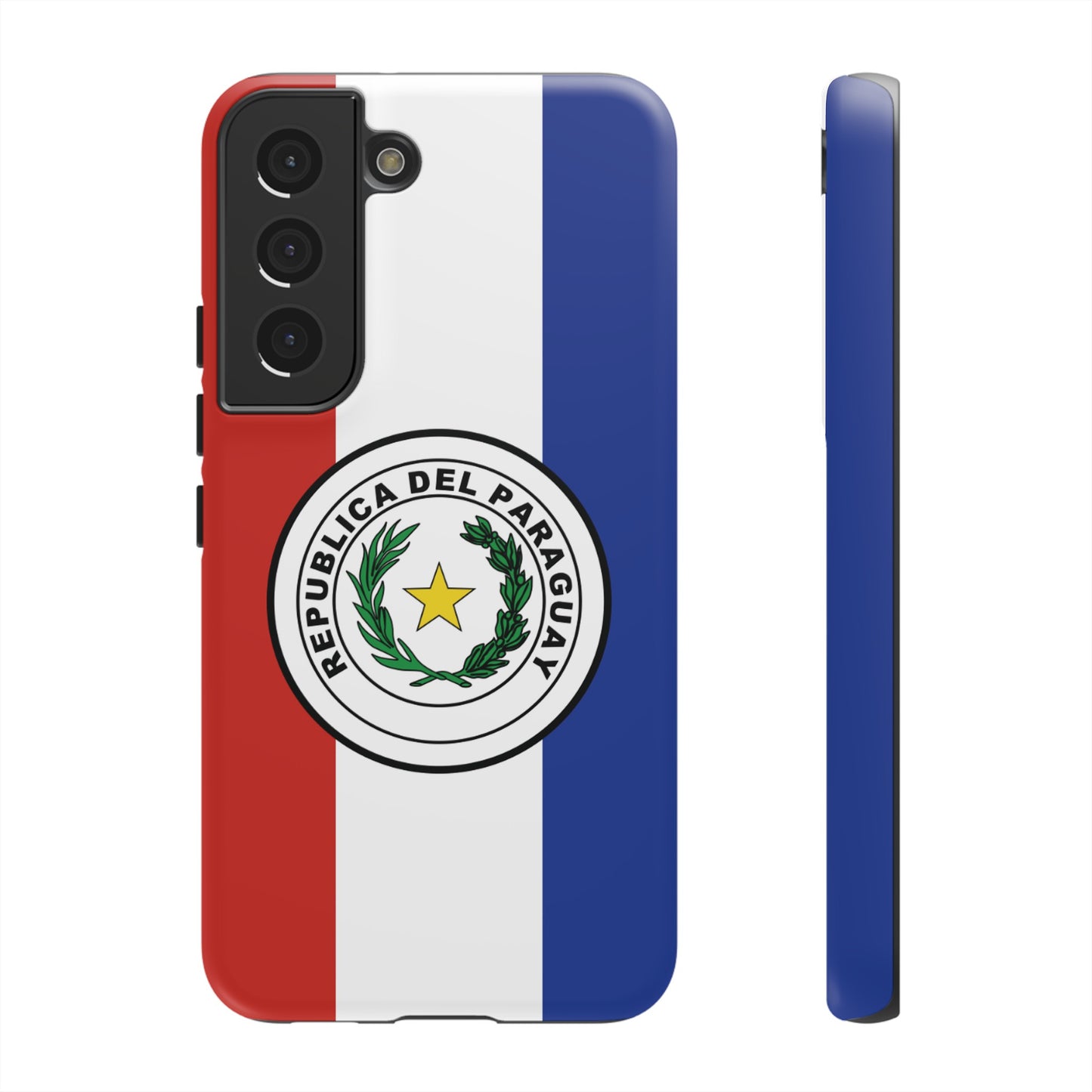 Paraguay Flag Phone Case | iPhone 15 Plus/ Pro, 14, 13, 12| Google Pixel 7, Pro, 5| Samsung Galaxy S23 All Major Phone Models