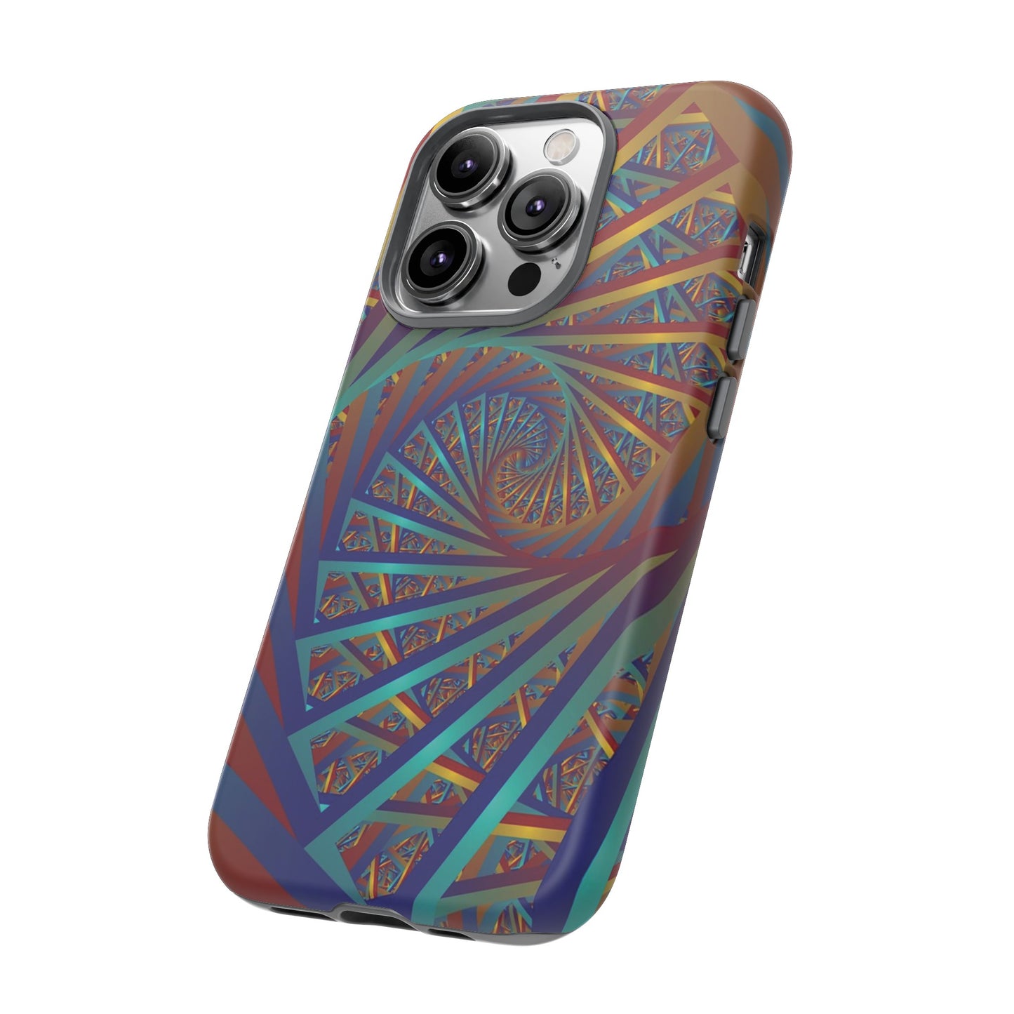 Colourful Spiral Wallpaper Phone Case | iPhone 15 Plus/ Pro, 14, 13, 12| Google Pixel 7, Pro, 5| Samsung Galaxy S23 All Major Phone Models