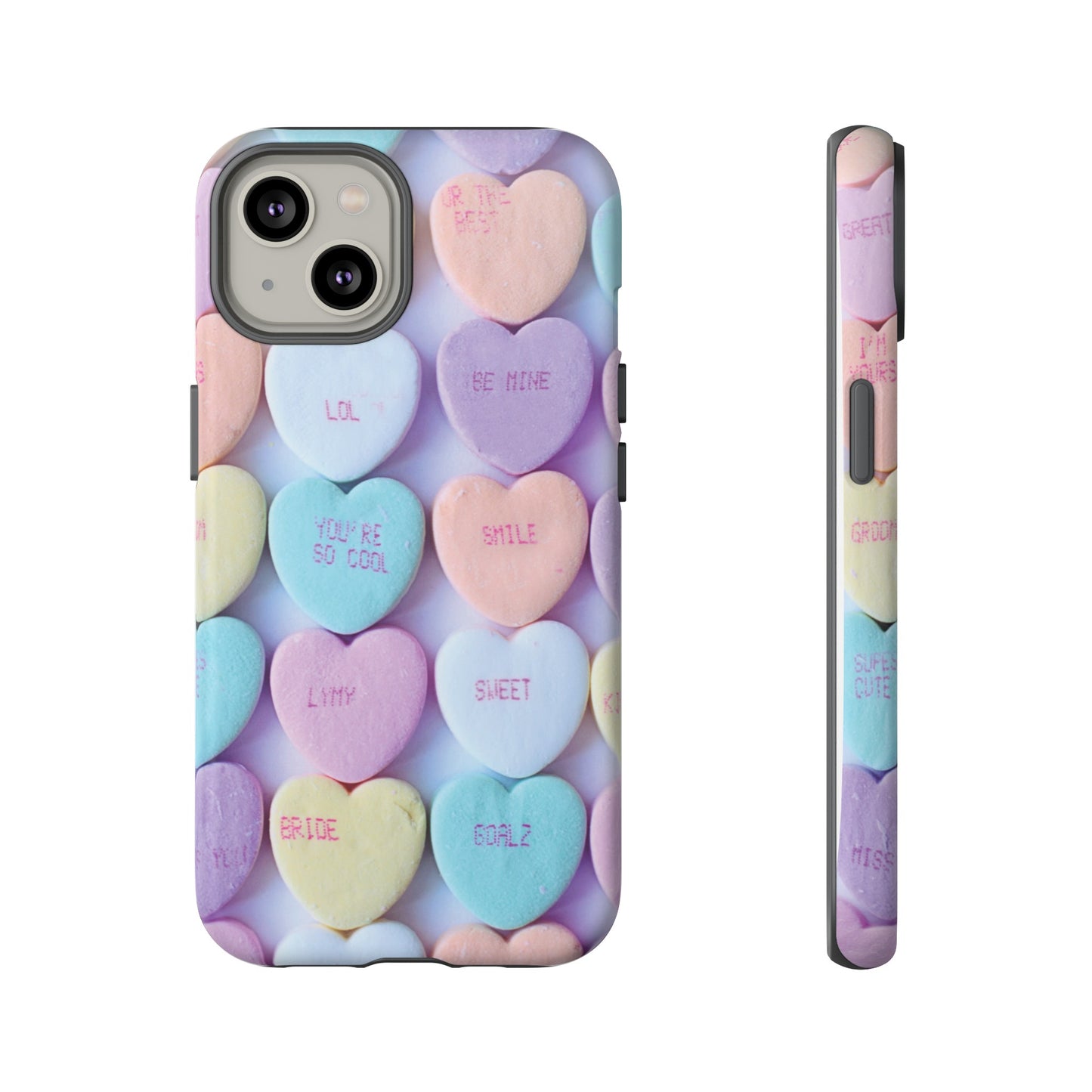 Hearts Valentine's Day Wallpaper Phone Case | iPhone 15 Plus/ Pro, 14, 13, 12| Google Pixel 7, Pro, 5| Samsung Galaxy S23 All Major Phone Models