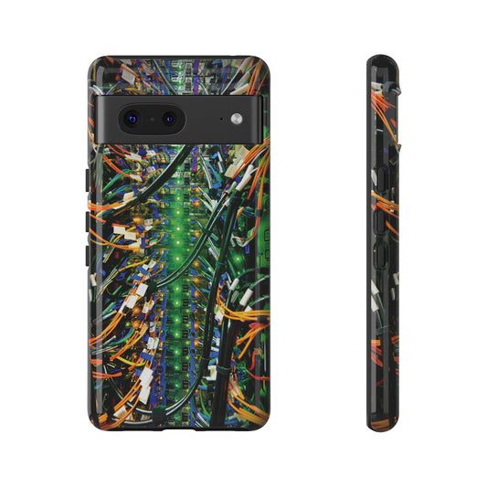 Green Computer Circuitboard Wallpaper Phone Case | iPhone 15 Plus/ Pro, 14, 13, 12| Google Pixel 7, Pro, 5| Samsung Galaxy S23 All Major Phone Models