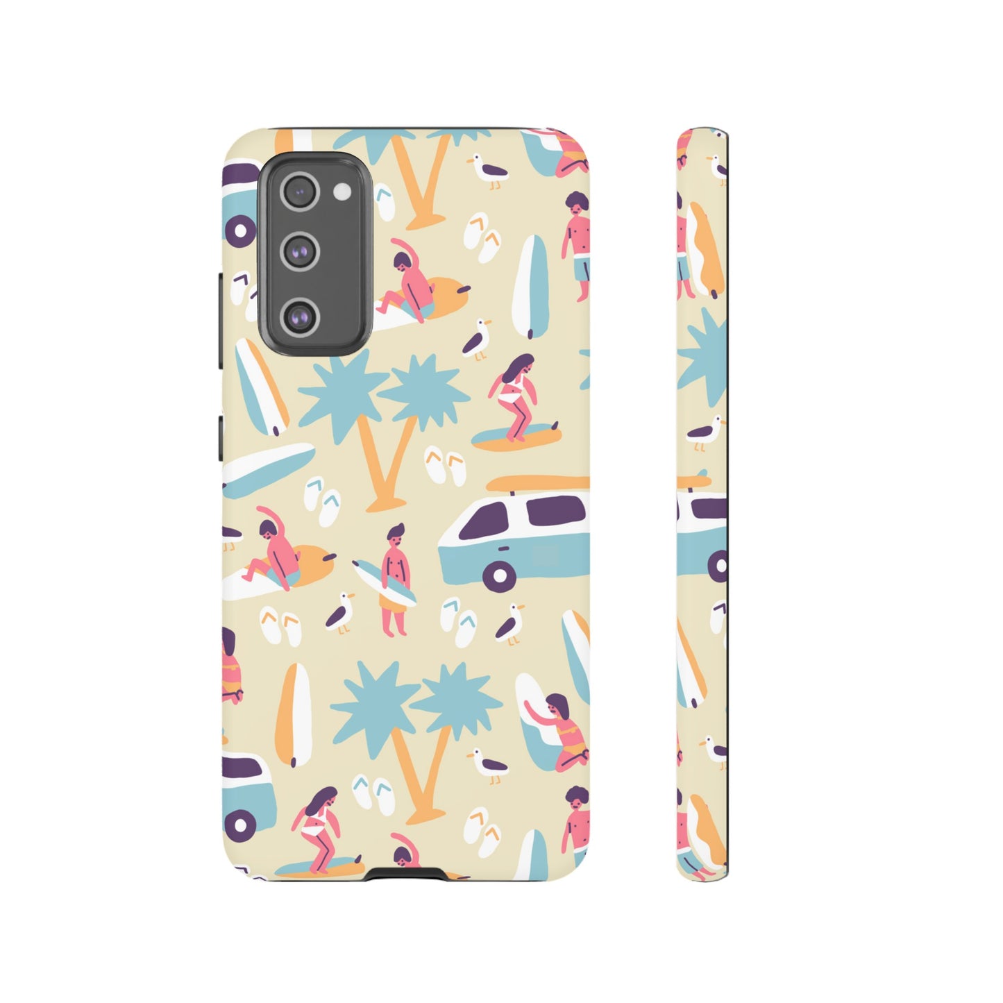 Surfers Wallpaper Phone Case | iPhone 15 Plus/ Pro, 14, 13, 12| Google Pixel 7, Pro, 5| Samsung Galaxy S23 All Major Phone Models