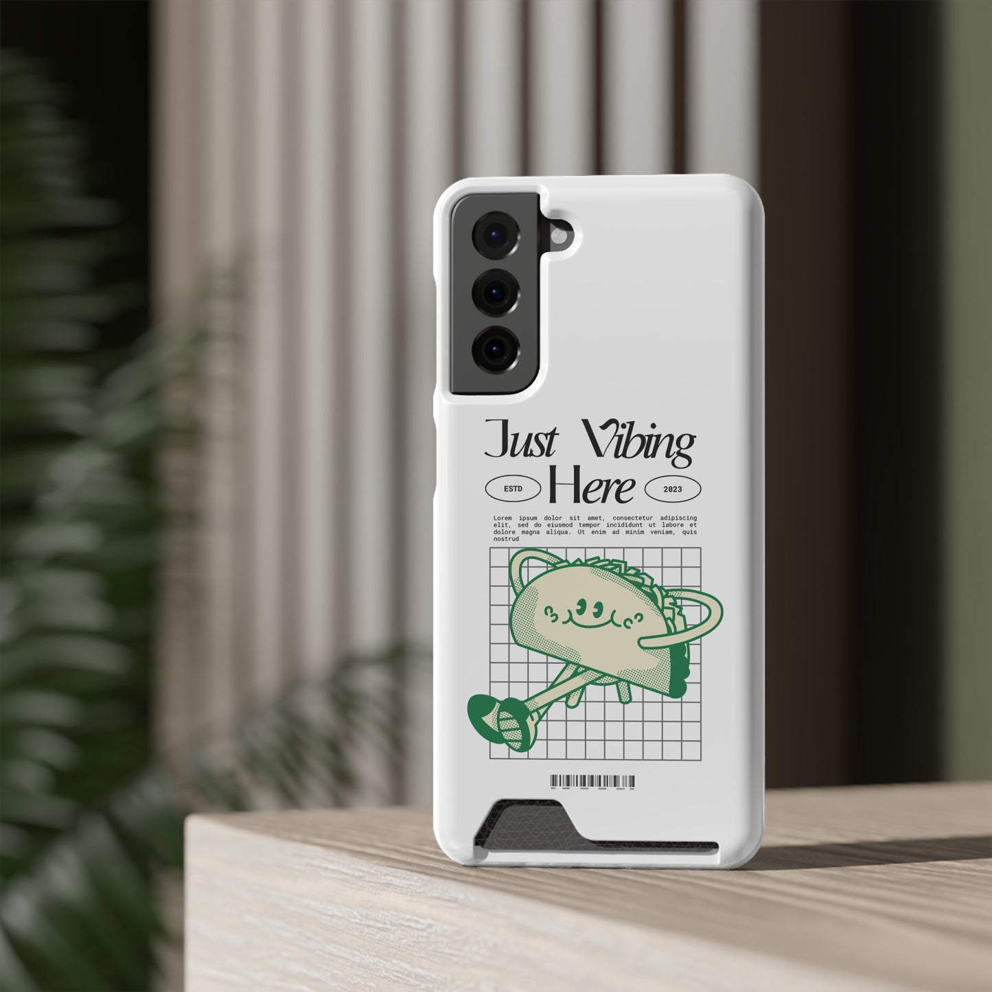 Just Vibing Here Phone Case | iPhone 15 Plus/ Pro, 14, 13, 12|Samsung Galaxy Models