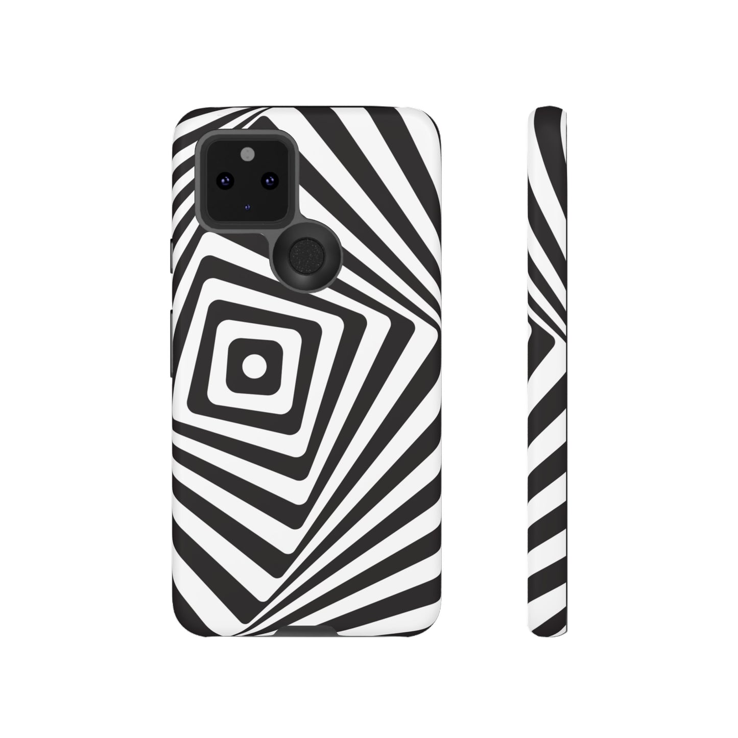 Black & White Spiral Wallpaper Phone Case | iPhone 15 Plus/ Pro, 14, 13, 12| Google Pixel 7, Pro, 5| Samsung Galaxy S23 All Major Phone Models