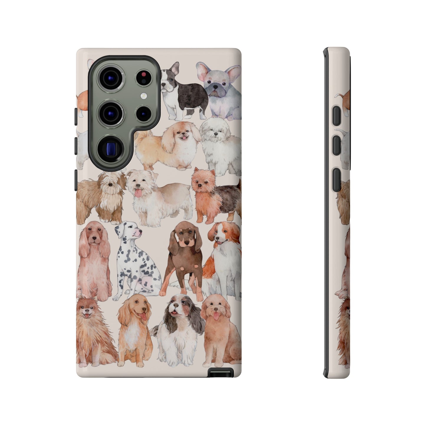 Dog Collage Wallpaper Phone Case | iPhone 15 Plus/ Pro, 14, 13, 12| Google Pixel 7, Pro, 5| Samsung Galaxy S23 All Major Phone Models