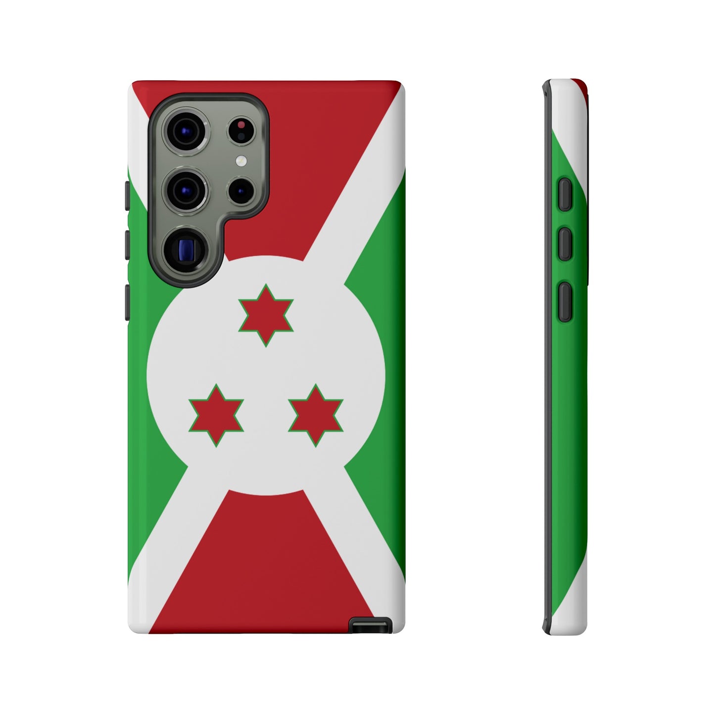 Burundi Flag Phone Case | iPhone 15 Plus/ Pro, 14, 13, 12| Google Pixel 7, Pro, 5| Samsung Galaxy S23 All Major Phone Models