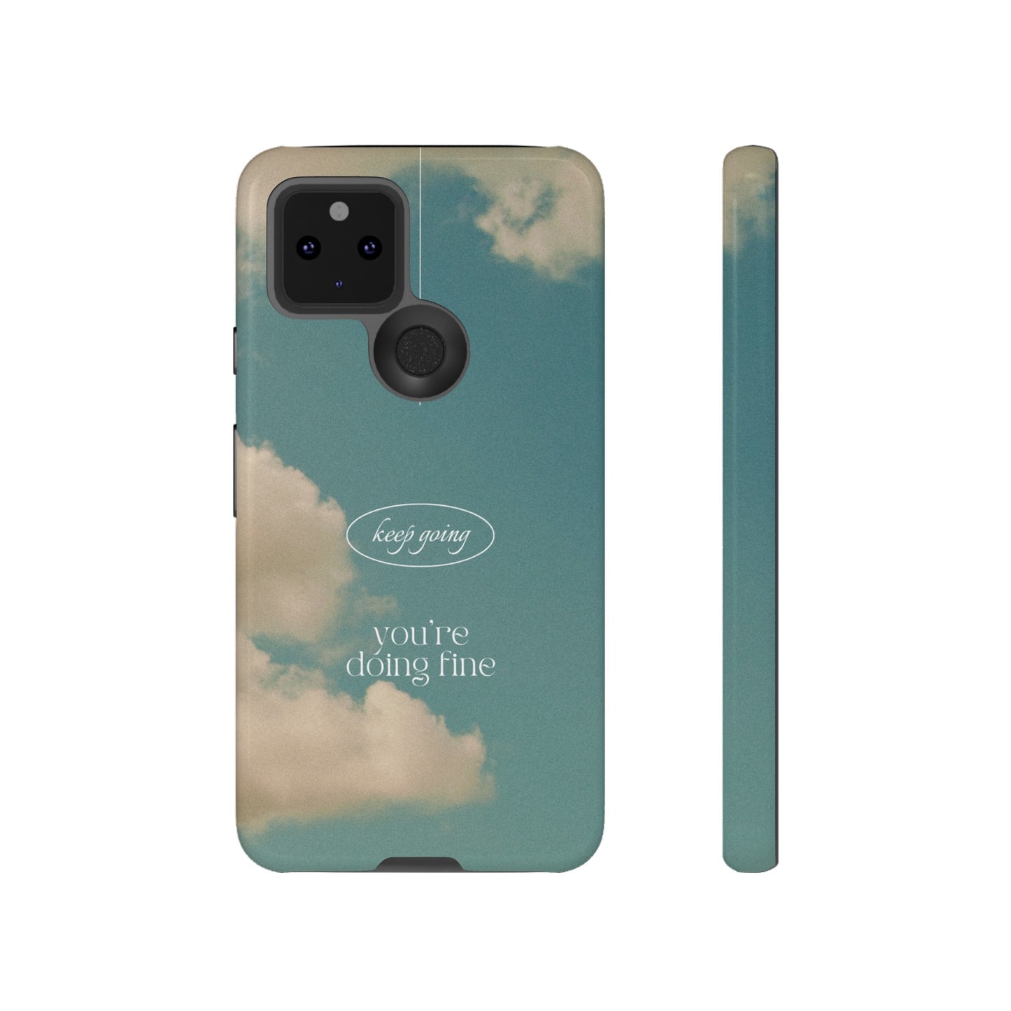 Keep Going You're Doing Fine Wallpaper Phone Case | iPhone 15 Plus/ Pro, 14, 13, 12| Google Pixel 7, Pro, 5| Samsung Galaxy S23 All Major Phone Models