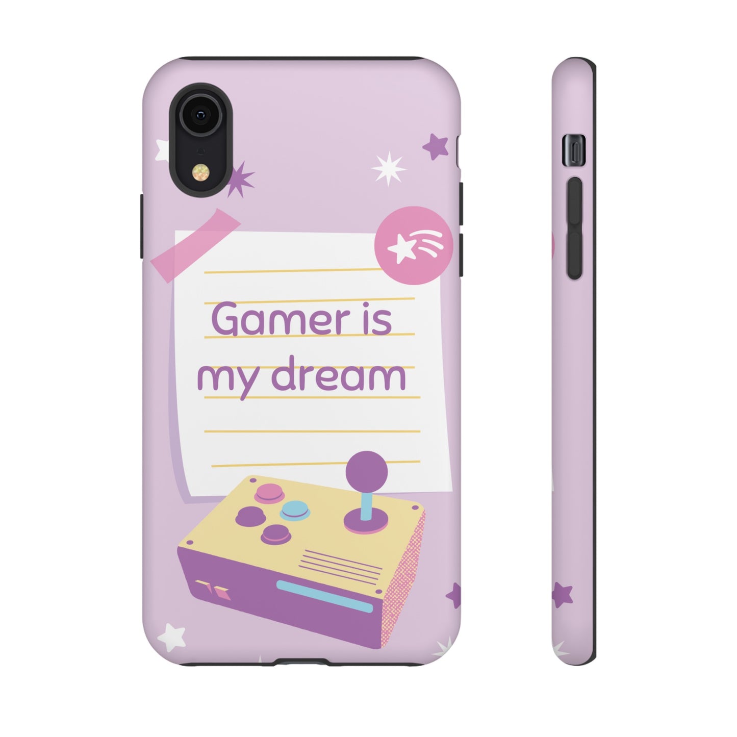 Gamer Is My Dream Job Wallpaper Phone Case | iPhone 15 Plus/ Pro, 14, 13, 12| Google Pixel 7, Pro, 5| Samsung Galaxy S23 All Major Phone Models