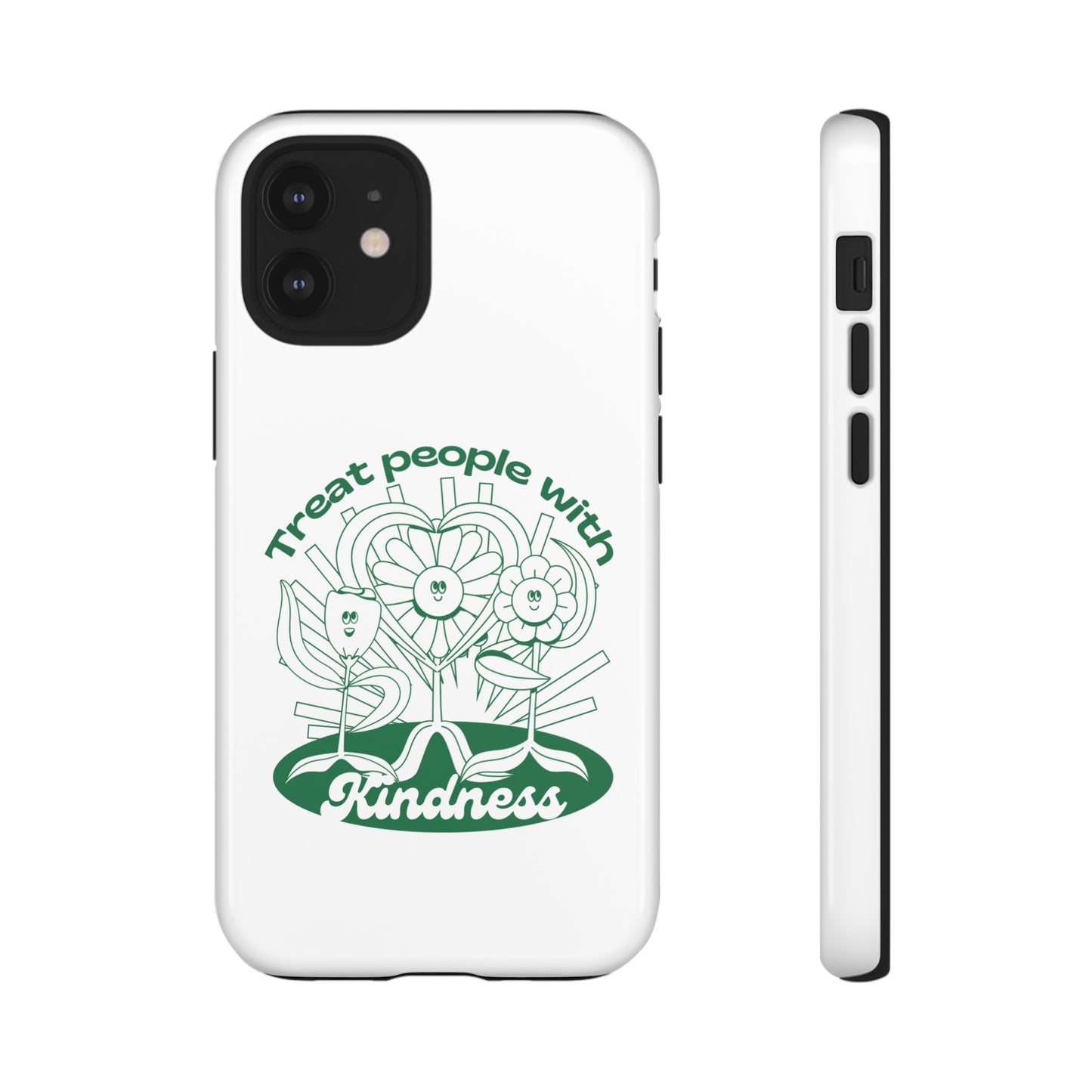 Treat People With Kindness Phone Case | iPhone 15 Plus/ Pro, 14, 13, 12| Google Pixel 7, Pro, 5| Samsung Galaxy S23 All Major Phone Models