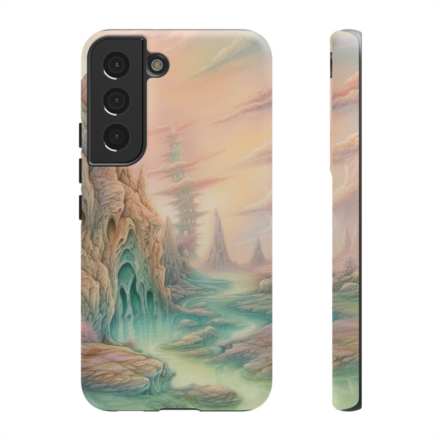 Caves Sci-Fi Wallpaper Phone Case | iPhone 15 Plus/ Pro, 14, 13, 12| Google Pixel 7, Pro, 5| Samsung Galaxy S23 All Major Phone Models