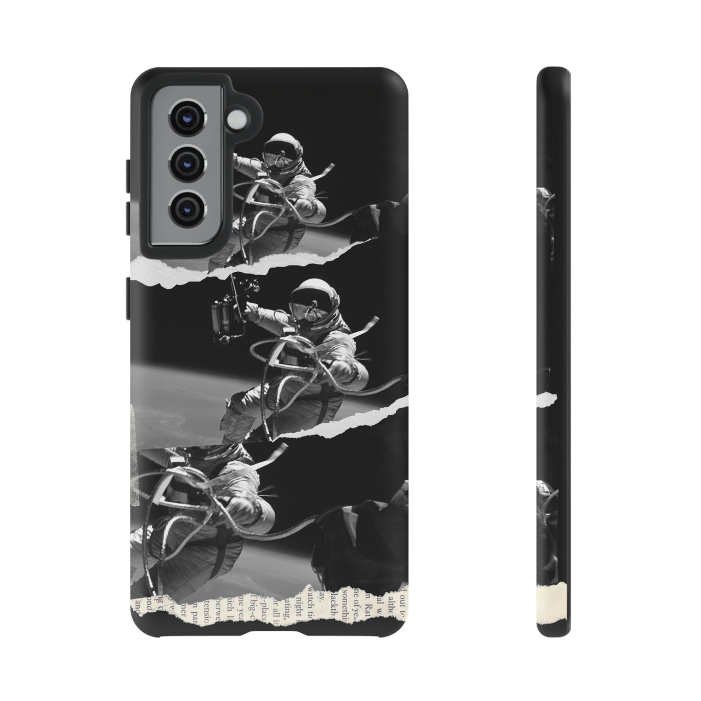 Astronaut Collage Phone Case | iPhone 15 Plus/ Pro, 14, 13, 12| Google Pixel 7, Pro, 5| Samsung Galaxy S23 All Major Phone Models