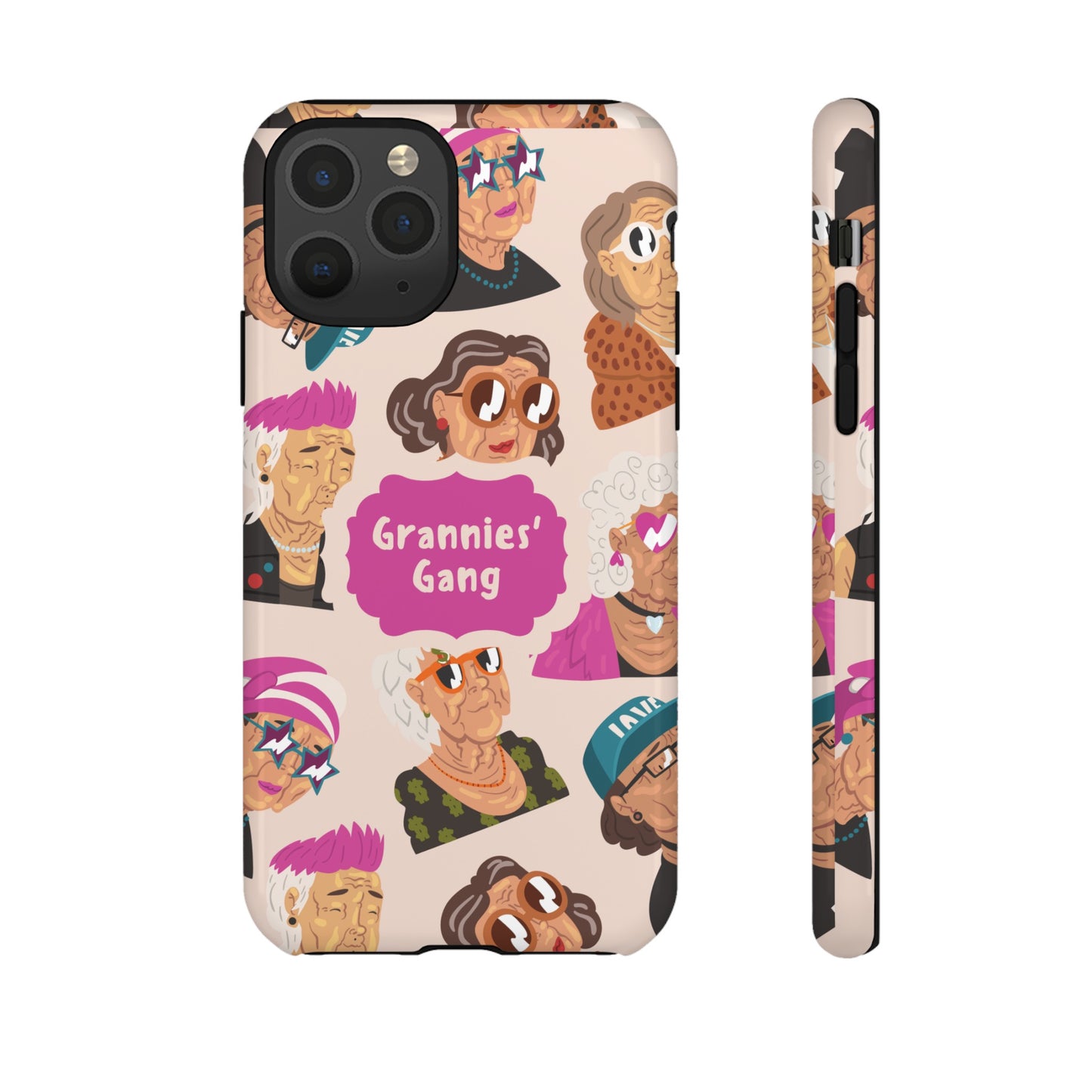 Grannies' Gang Wallpaper Phone Case | iPhone 15 Plus/ Pro, 14, 13, 12| Google Pixel 7, Pro, 5| Samsung Galaxy S23 All Major Phone Models