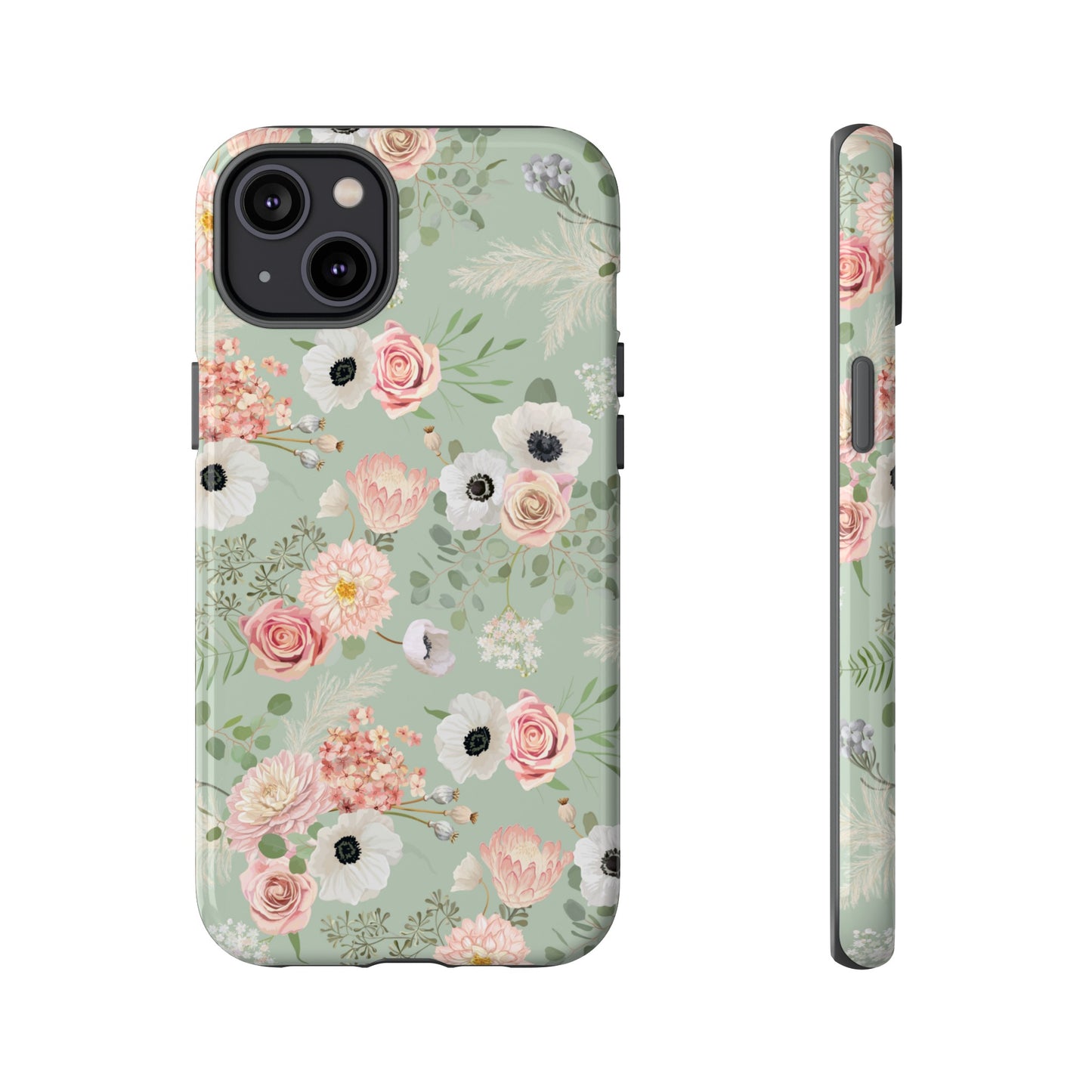 Pastel Flowers Phone Case | iPhone 15 Plus/ Pro, 14, 13, 12| Google Pixel 7, Pro, 5| Samsung Galaxy S23 All Major Phone Models