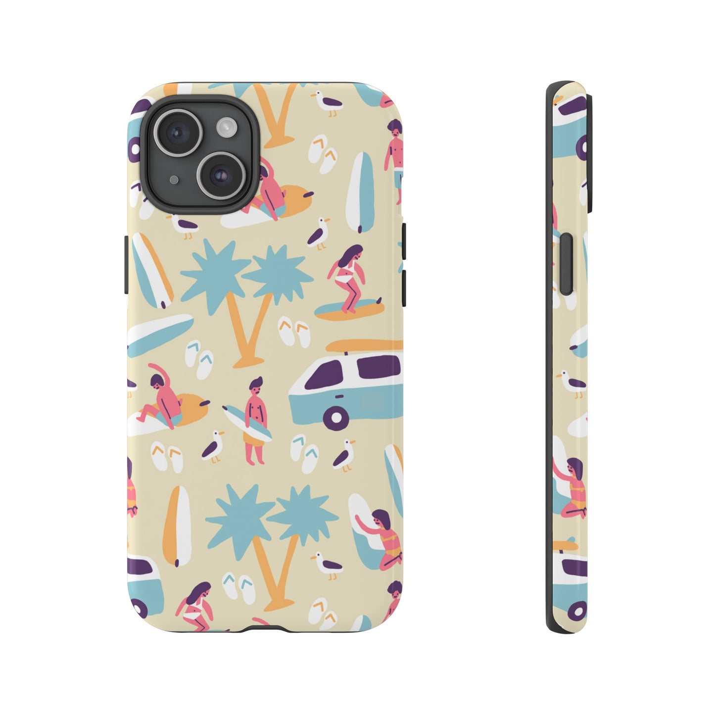 Surfers Wallpaper Phone Case | iPhone 15 Plus/ Pro, 14, 13, 12| Google Pixel 7, Pro, 5| Samsung Galaxy S23 All Major Phone Models