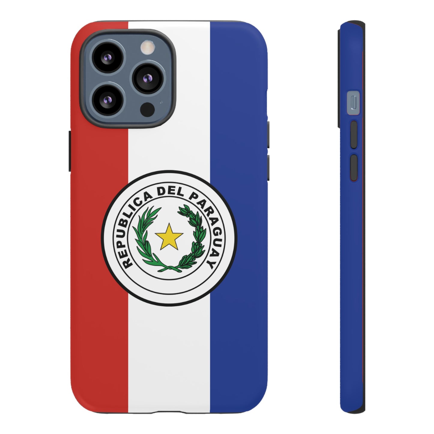 Paraguay Flag Phone Case | iPhone 15 Plus/ Pro, 14, 13, 12| Google Pixel 7, Pro, 5| Samsung Galaxy S23 All Major Phone Models