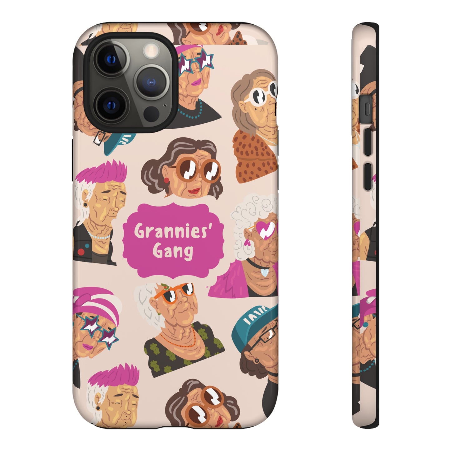 Grannies' Gang Wallpaper Phone Case | iPhone 15 Plus/ Pro, 14, 13, 12| Google Pixel 7, Pro, 5| Samsung Galaxy S23 All Major Phone Models