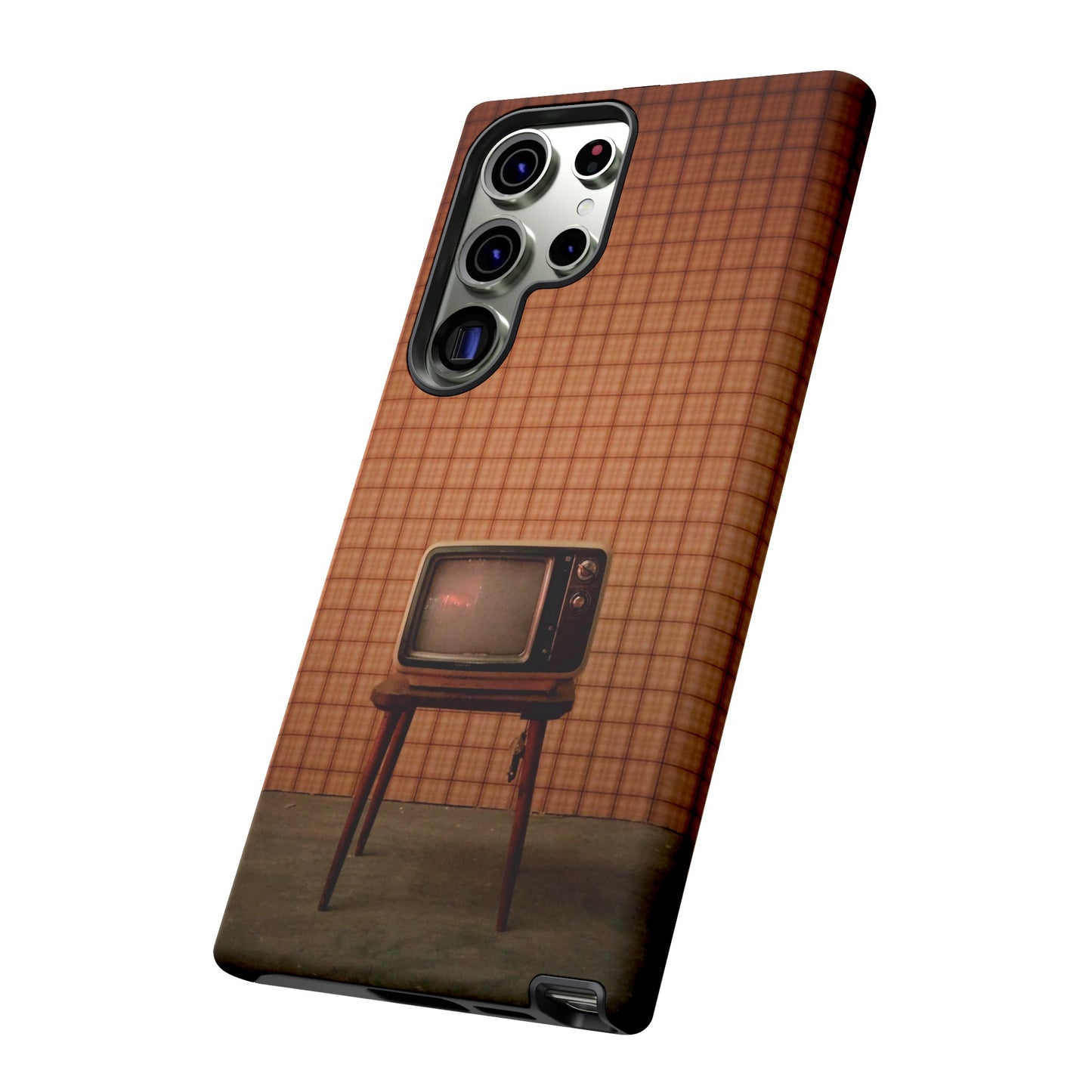 Television Wallpaper Phone Case | iPhone 15 Plus/ Pro, 14, 13, 12| Google Pixel 7, Pro, 5| Samsung Galaxy S23 All Major Phone Models