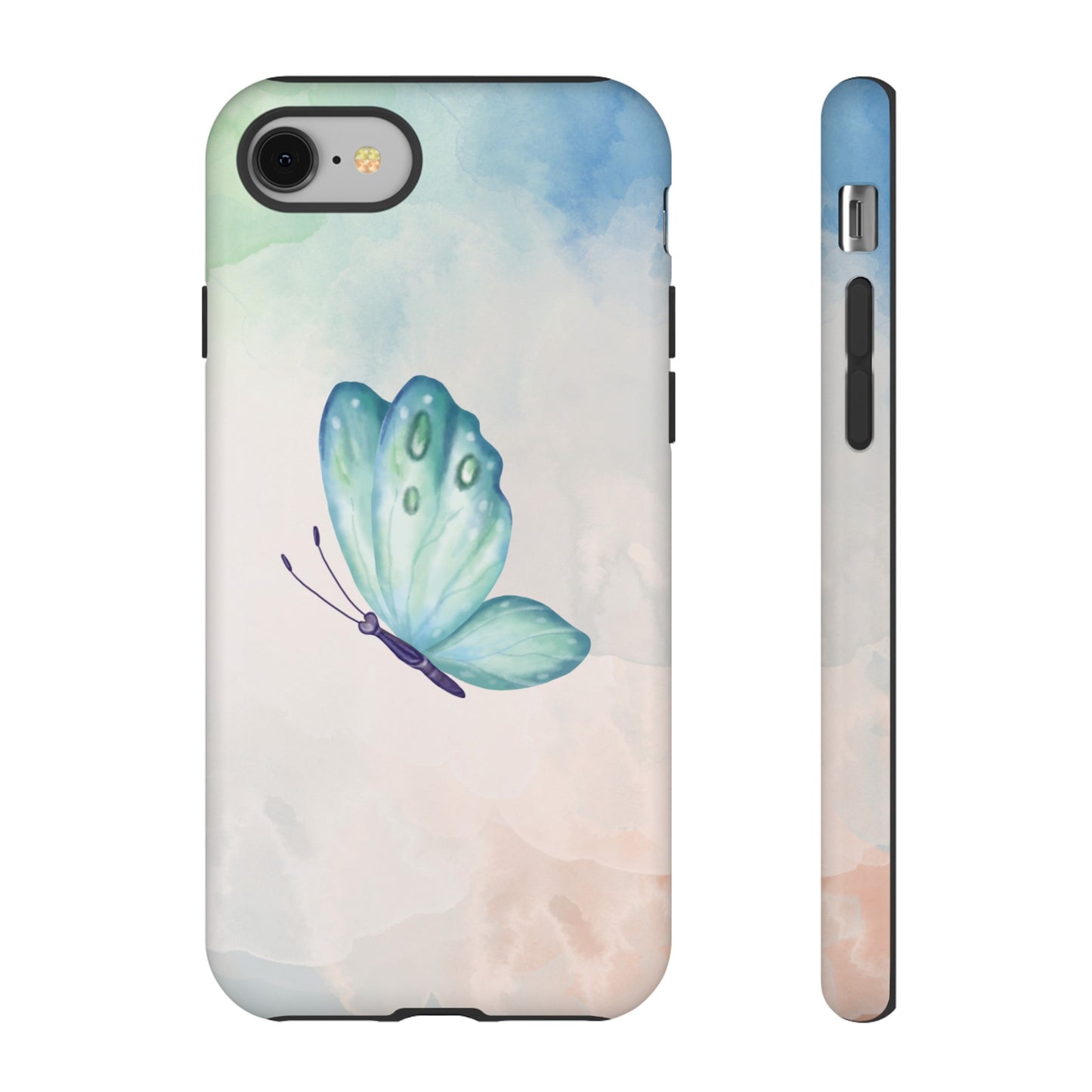 Blue Butterfly Wallpaper Phone Case  | iPhone 15 Plus/ Pro, 14, 13, 12| Google Pixel 7, Pro, 5| Samsung Galaxy S23 All Major Phone Models