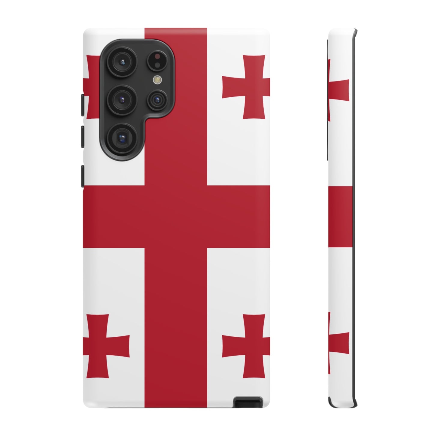 Georgia Flag Phone Case | iPhone 15 Plus/ Pro, 14, 13, 12| Google Pixel 7, Pro, 5| Samsung Galaxy S23 All Major Phone Models