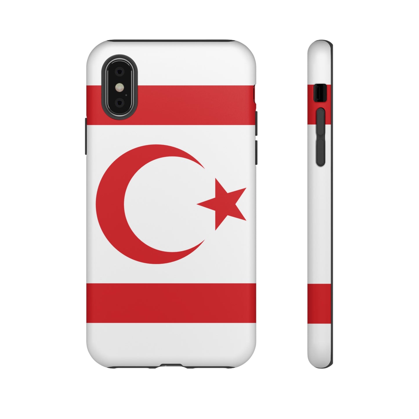 Northern Cyprus Flag Phone Case | iPhone 15 Plus/ Pro, 14, 13, 12| Google Pixel 7, Pro, 5| Samsung Galaxy S23 All Major Phone Models