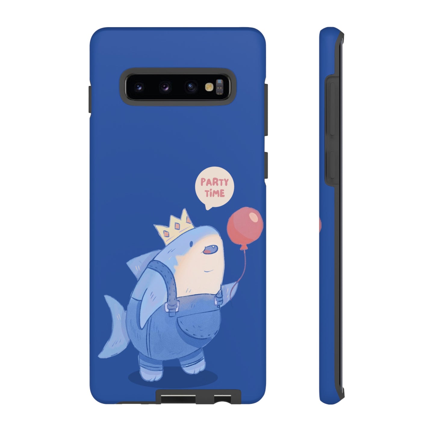 Shark Party Time Phone Case | iPhone 15 Plus/ Pro, 14, 13, 12| Google Pixel 7, Pro, 5| Samsung Galaxy S23 All Major Phone Models