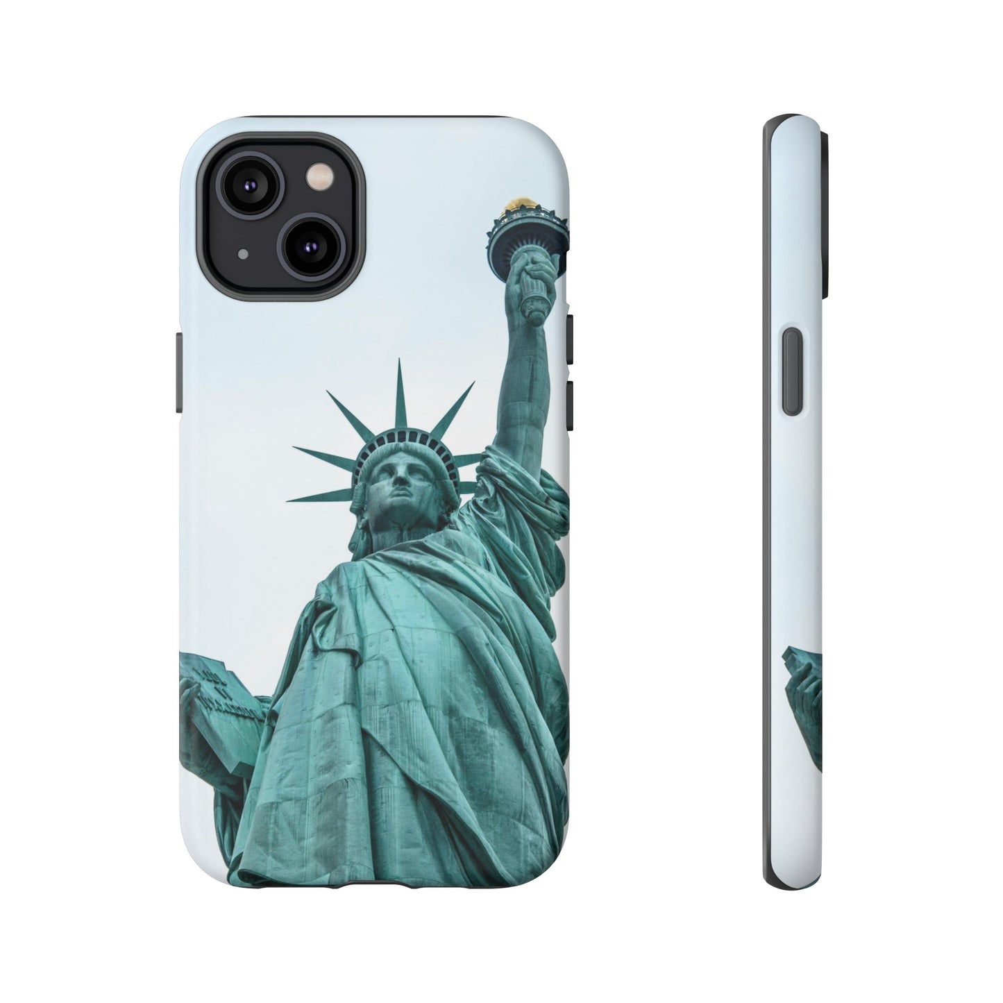 Statue of Liberty Wallpaper Phone Case | iPhone 15 Plus/ Pro, 14, 13, 12| Google Pixel 7, Pro, 5| Samsung Galaxy S23 All Major Phone Models