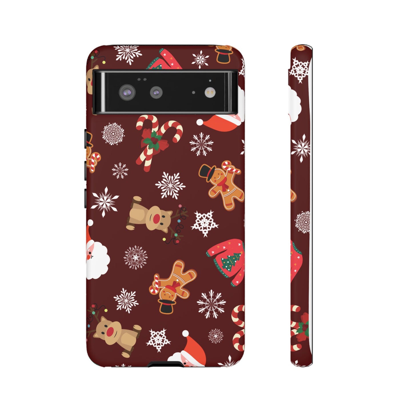 Festive Christmas Wallpaper Phone Case | iPhone 15 Plus/ Pro, 14, 13, 12| Google Pixel 7, Pro, 5| Samsung Galaxy S23 All Major Phone Models