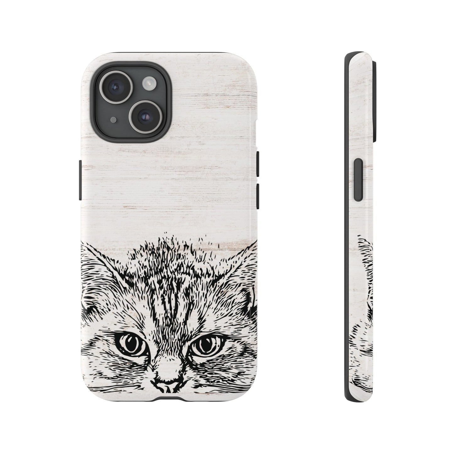 Close- Up Cat Wallpaper Phone Case | iPhone 15 Plus/ Pro, 14, 13, 12| Google Pixel 7, Pro, 5| Samsung Galaxy S23 All Major Phone Models