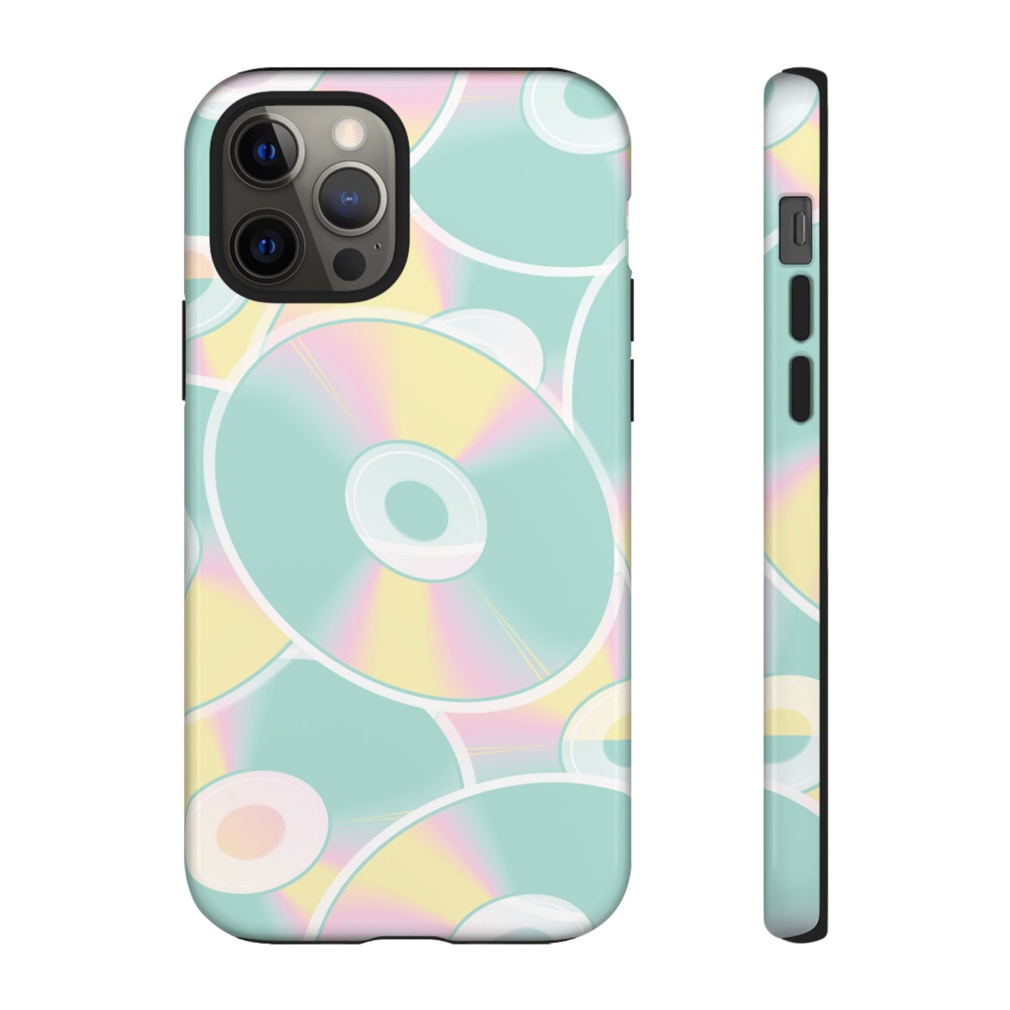 90's CD Wallpaper Phone Case | iPhone 15 Plus/ Pro, 14, 13, 12| Google Pixel 7, Pro, 5| Samsung Galaxy S23 All Major Phone Models