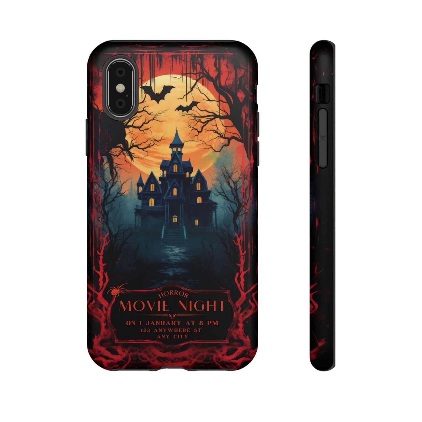 Horror Movie Night Phone Case | iPhone 15 Plus/ Pro, 14, 13, 12| Google Pixel 7, Pro, 5| Samsung Galaxy S23 All Major Phone Models