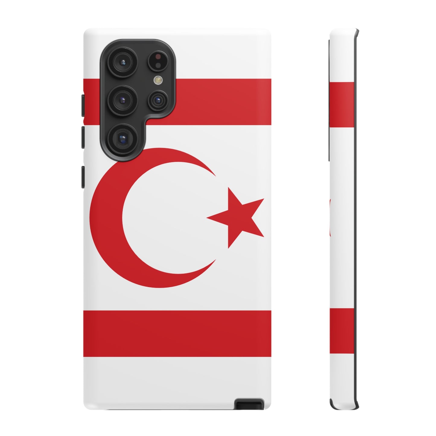 Northern Cyprus Flag Phone Case | iPhone 15 Plus/ Pro, 14, 13, 12| Google Pixel 7, Pro, 5| Samsung Galaxy S23 All Major Phone Models