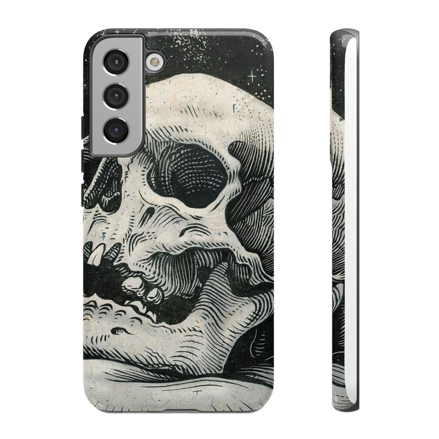 Skull Wallpaper Phone Case | iPhone 15 Plus/ Pro, 14, 13, 12| Google Pixel 7, Pro, 5| Samsung Galaxy S23 All Major Phone Models