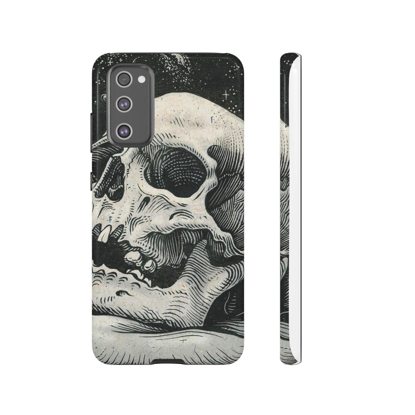 Skull Wallpaper Phone Case | iPhone 15 Plus/ Pro, 14, 13, 12| Google Pixel 7, Pro, 5| Samsung Galaxy S23 All Major Phone Models