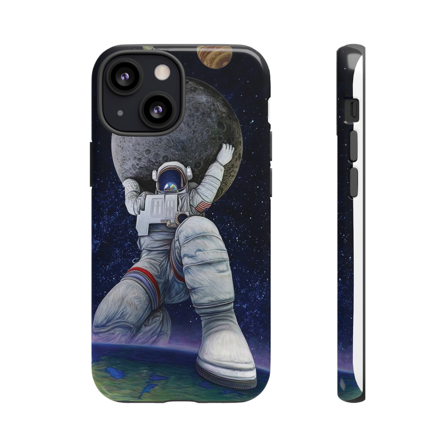 Astronaut Holding The Moon Phone Case | iPhone 15 Plus/ Pro, 14, 13, 12| Google Pixel 7, Pro, 5| Samsung Galaxy S23 All Major Phone Models