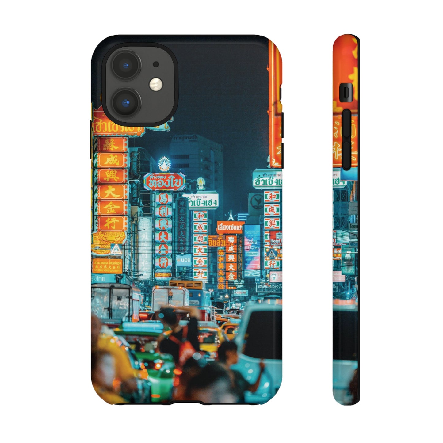 Neon Nightlife Wallpaper Phone Case | iPhone 15 Plus/ Pro, 14, 13, 12| Google Pixel 7, Pro, 5| Samsung Galaxy S23 All Major Phone Models