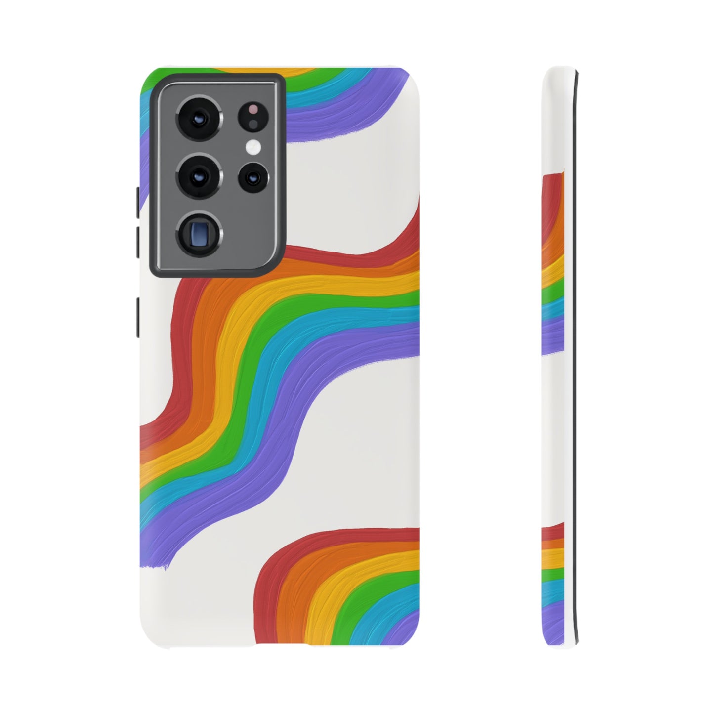 Rainbow Wallpaper Phone Case | iPhone 15 Plus/ Pro, 14, 13, 12| Google Pixel 7, Pro, 5| Samsung Galaxy S23 All Major Phone Models