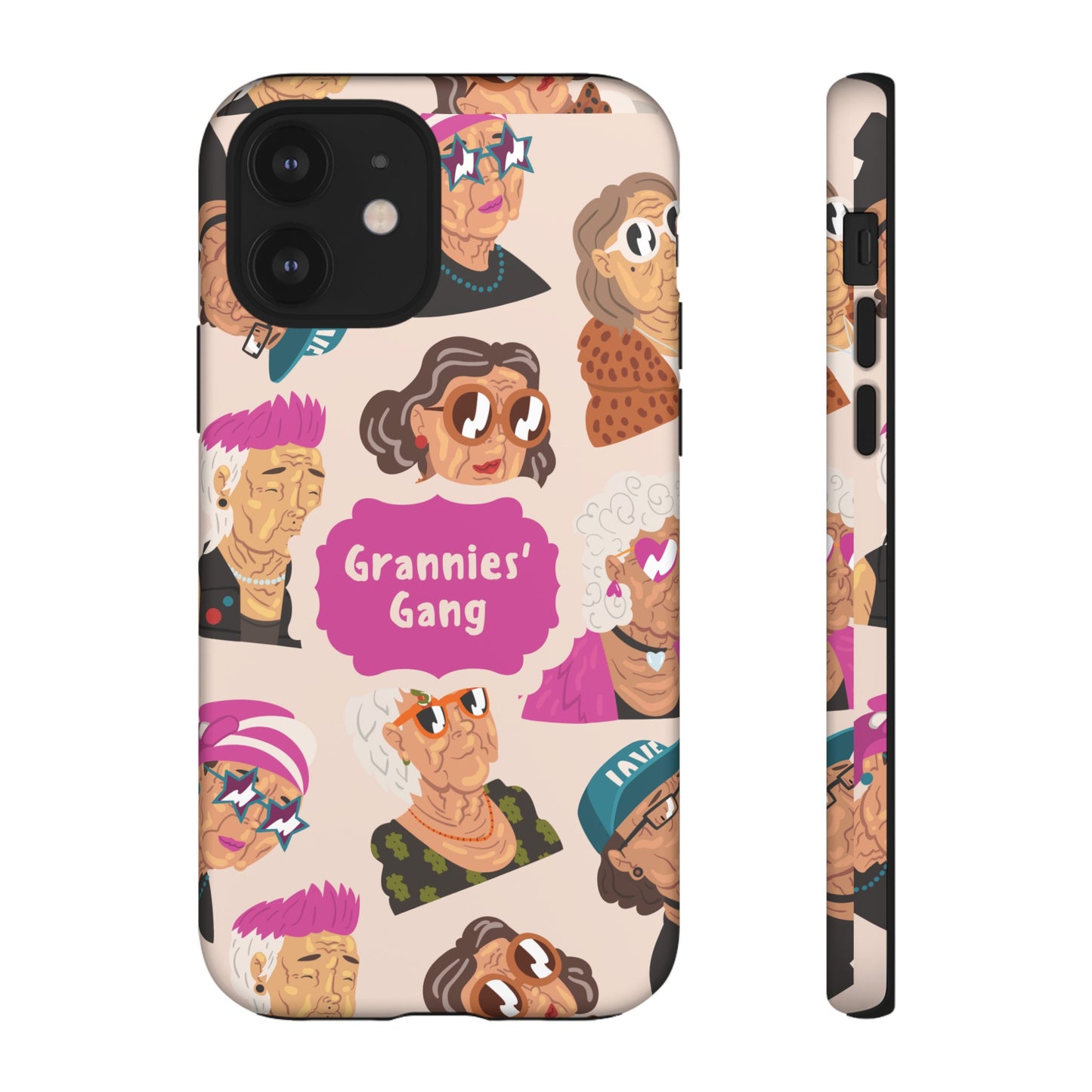 Grannies' Gang Wallpaper Phone Case | iPhone 15 Plus/ Pro, 14, 13, 12| Google Pixel 7, Pro, 5| Samsung Galaxy S23 All Major Phone Models