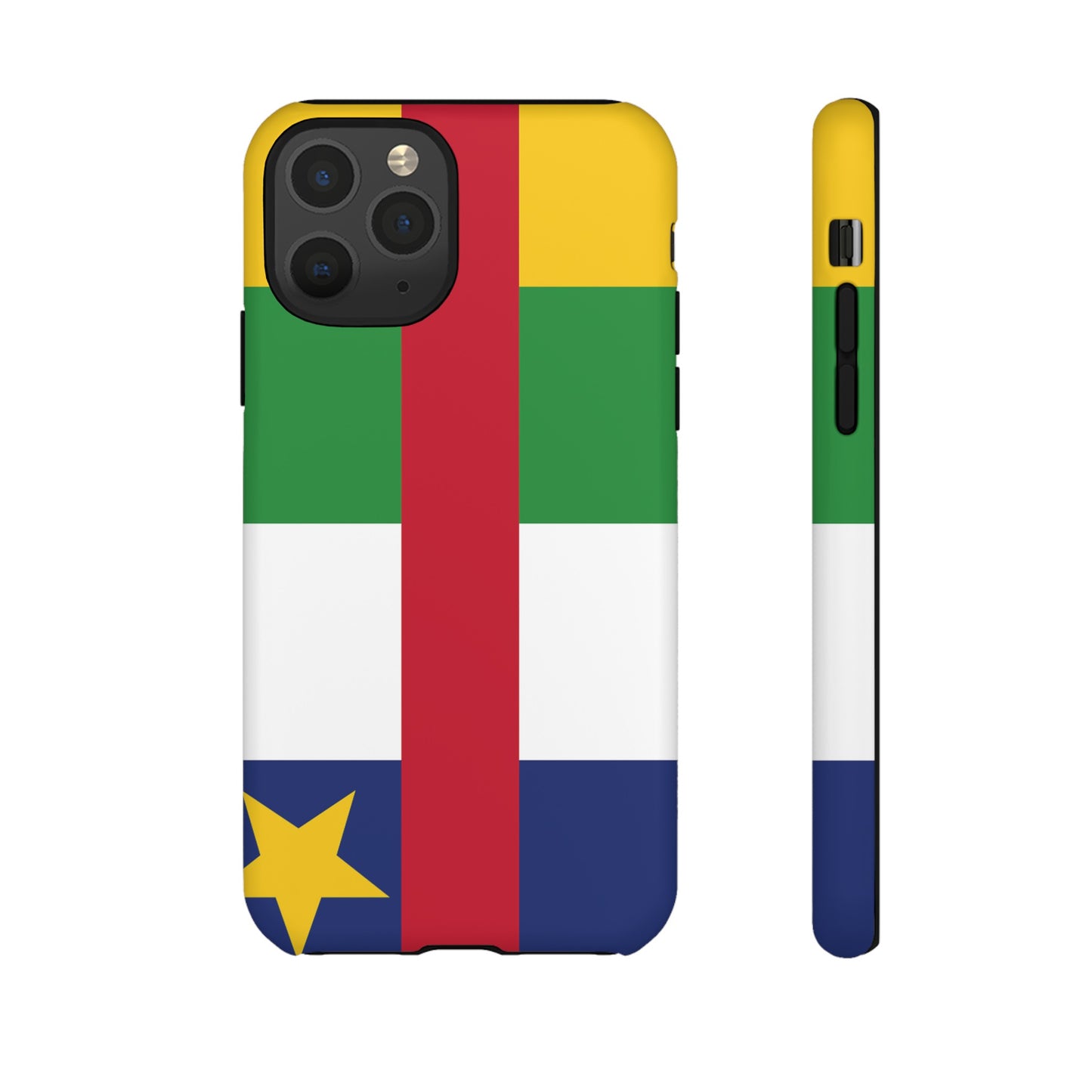 Central African Republic Flag Phone Case | iPhone 15 Plus/ Pro, 14, 13, 12| Google Pixel 7, Pro, 5| Samsung Galaxy S23 All Major Phone Models