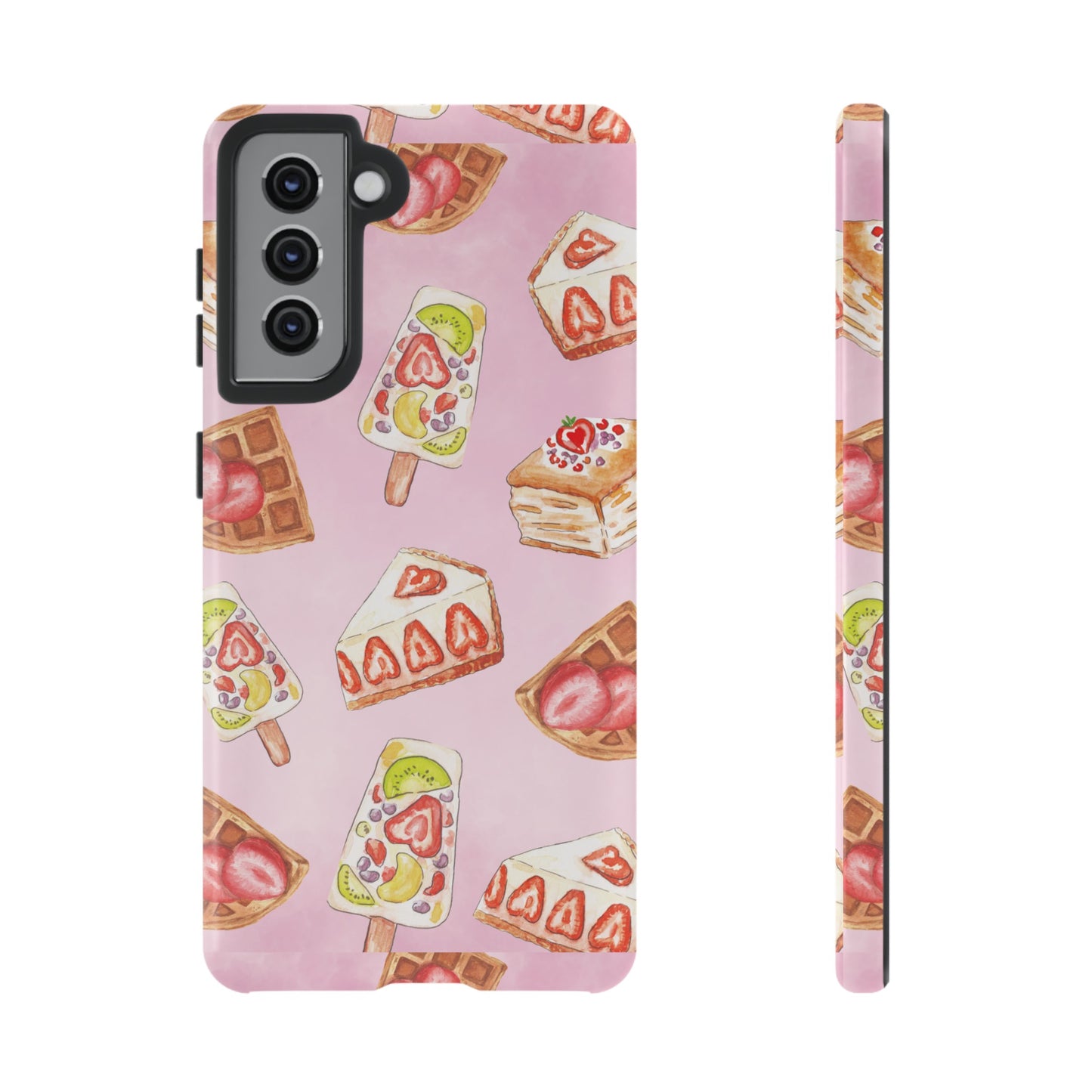 Assorted Dessert Wallpaper Phone Case | iPhone 15 Plus/ Pro, 14, 13, 12| Google Pixel 7, Pro, 5| Samsung Galaxy S23 All Major Phone Models