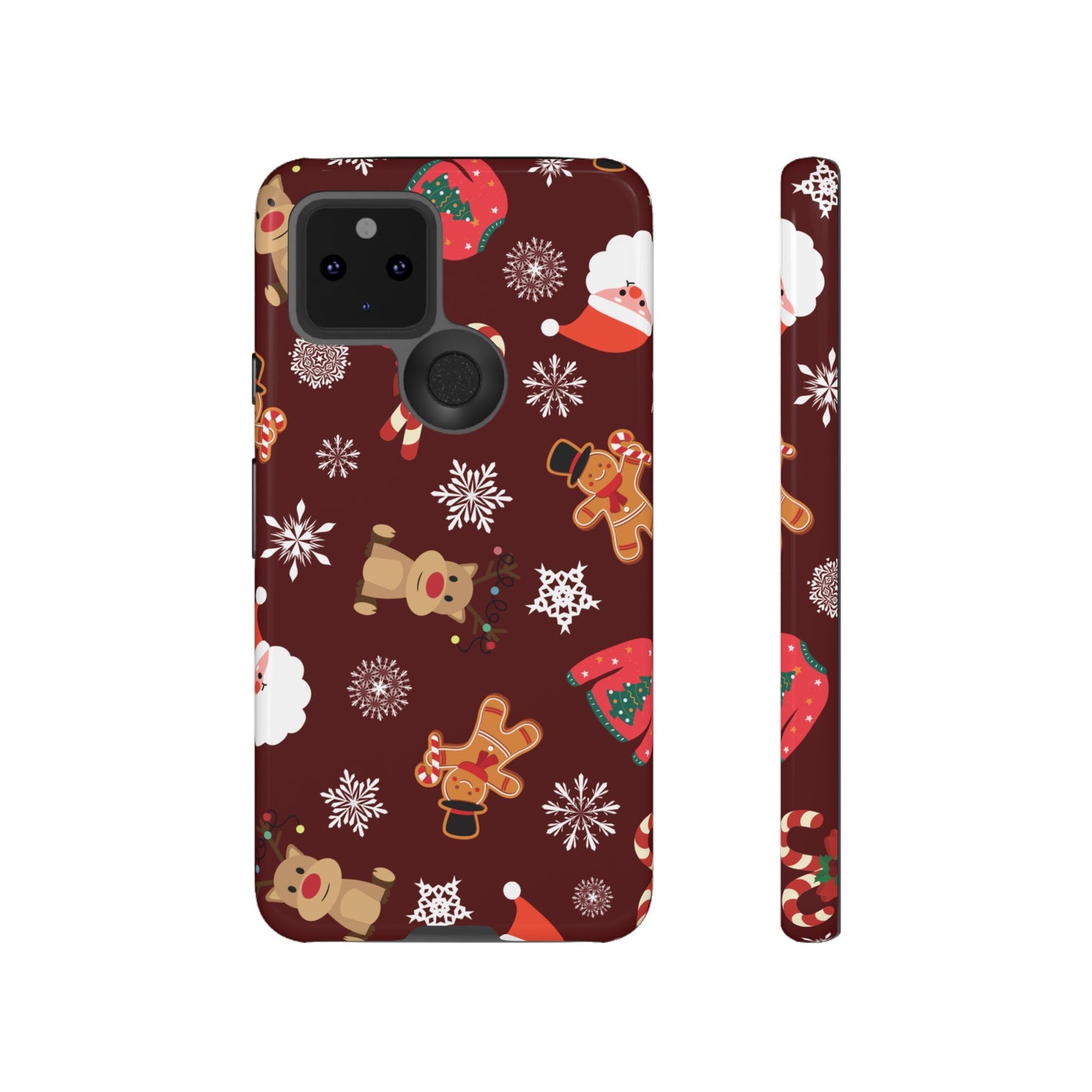 Festive Christmas Wallpaper Phone Case | iPhone 15 Plus/ Pro, 14, 13, 12| Google Pixel 7, Pro, 5| Samsung Galaxy S23 All Major Phone Models