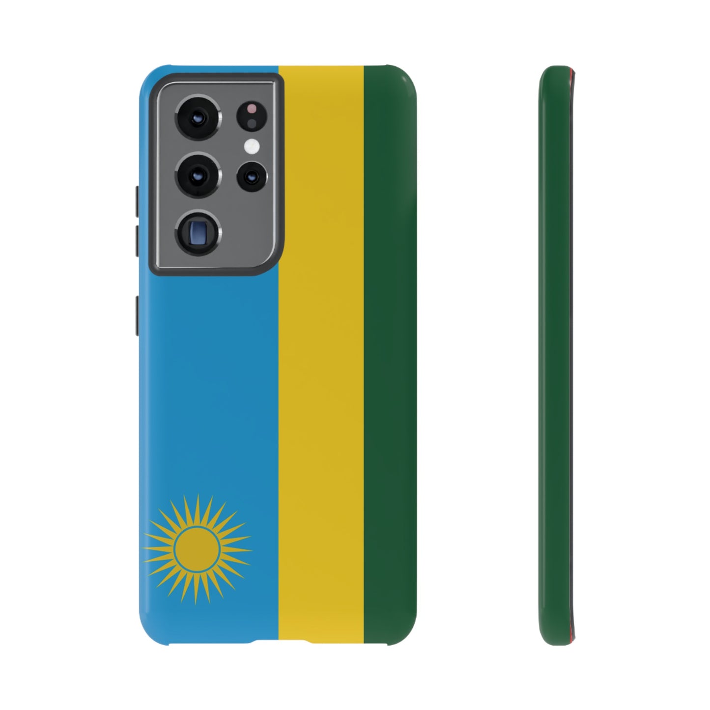 Rwanda Flag Phone Case | iPhone 15 Plus/ Pro, 14, 13, 12| Google Pixel 7, Pro, 5| Samsung Galaxy S23 All Major Phone Models