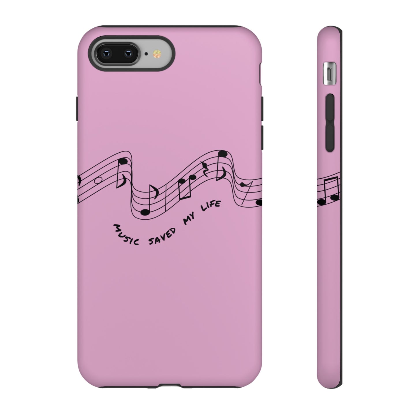 Music Saved My Life Wallpaper Phone Case | iPhone 15 Plus/ Pro, 14, 13, 12| Google Pixel 7, Pro, 5| Samsung Galaxy S23 All Major Phone Models