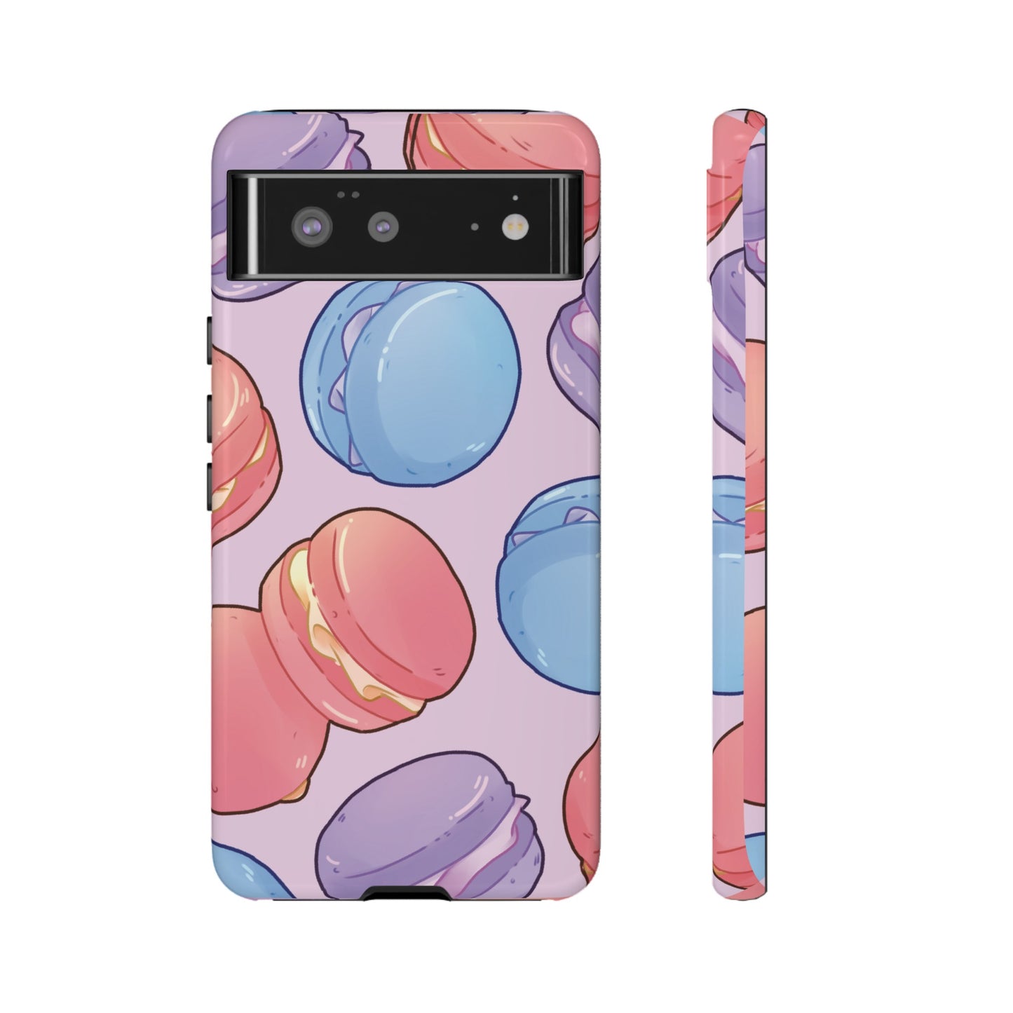 Macaron Wallpaper Phone Case | iPhone 15 Plus/ Pro, 14, 13, 12| Google Pixel 7, Pro, 5| Samsung Galaxy S23 All Major Phone Models