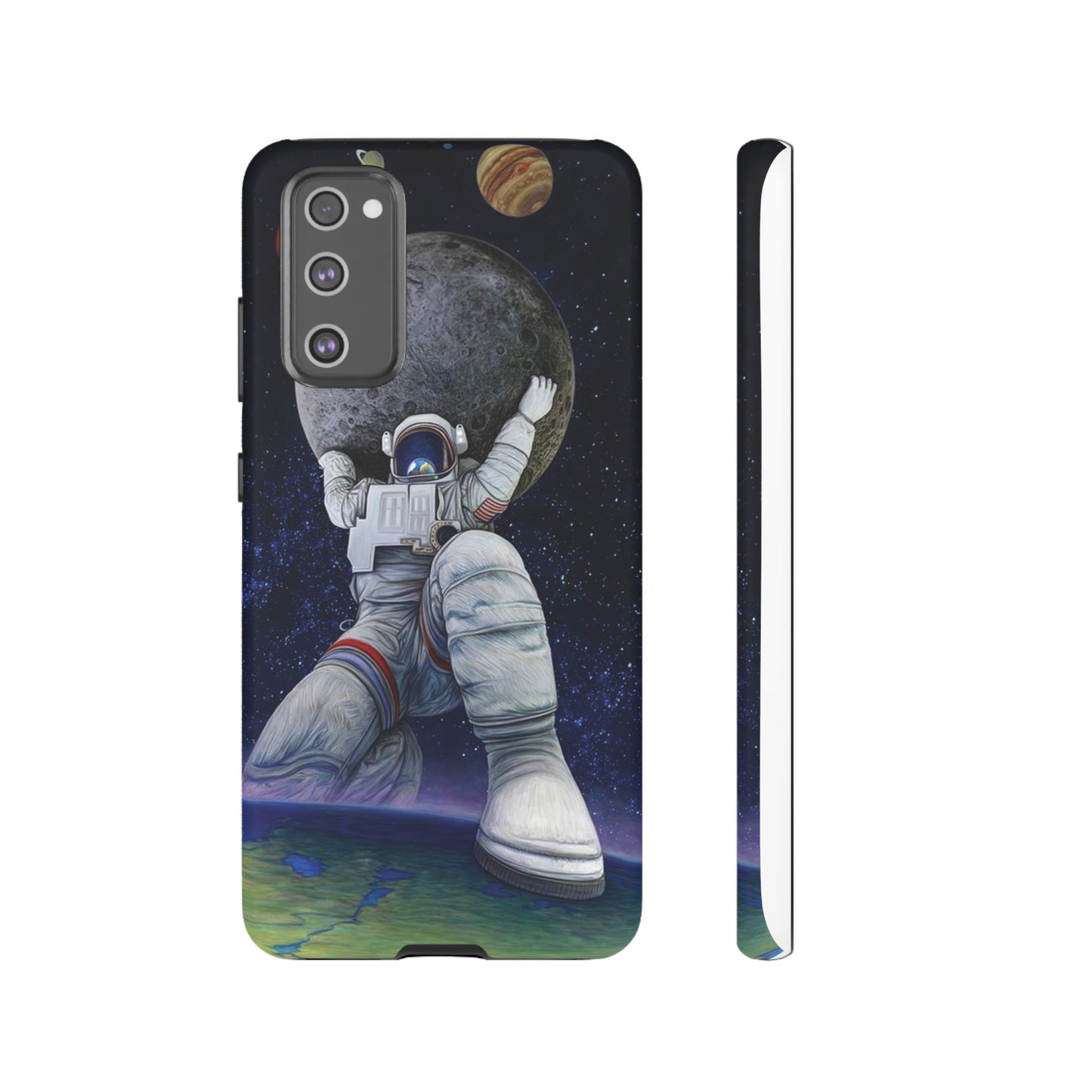 Astronaut Holding The Moon Phone Case | iPhone 15 Plus/ Pro, 14, 13, 12| Google Pixel 7, Pro, 5| Samsung Galaxy S23 All Major Phone Models