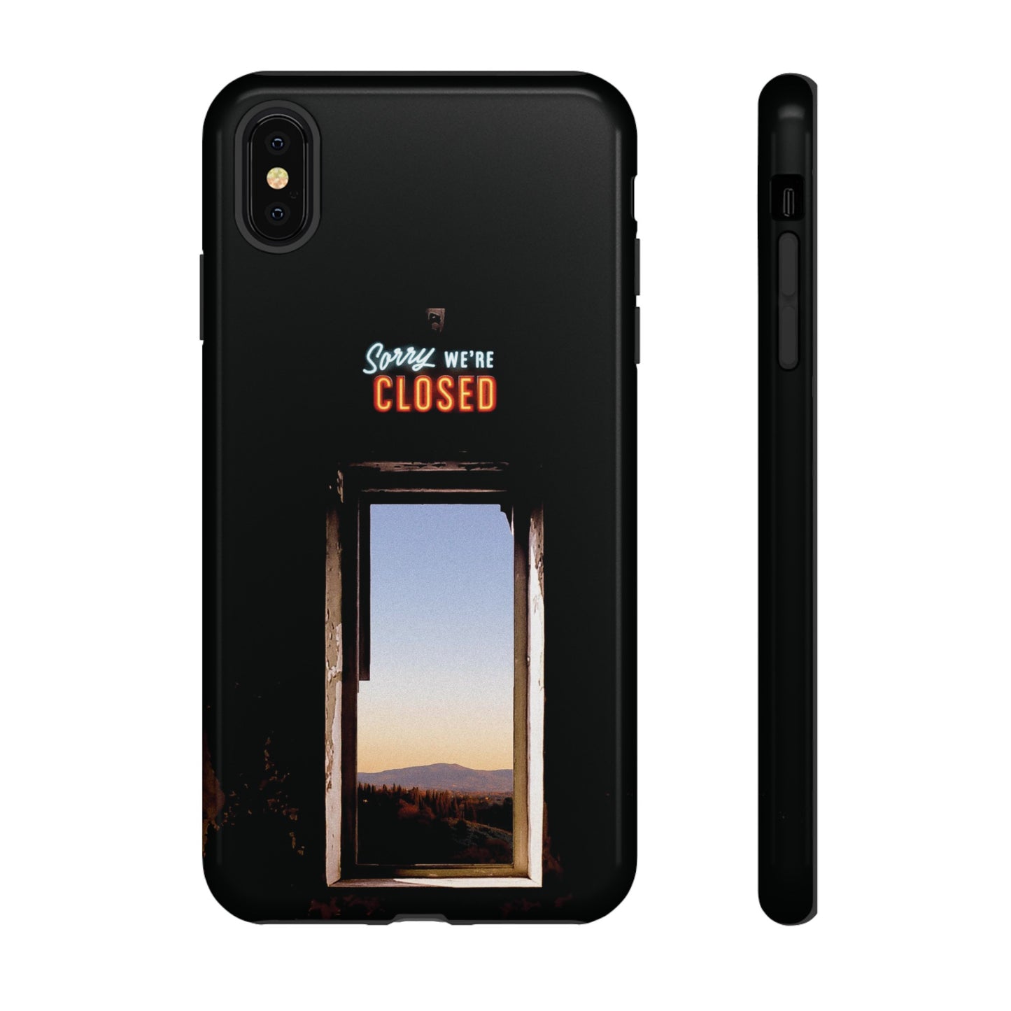 Sorry We're Closed Phone Case | iPhone 15 Plus/ Pro, 14, 13, 12| Google Pixel 7, Pro, 5| Samsung Galaxy S23 All Major Phone Models